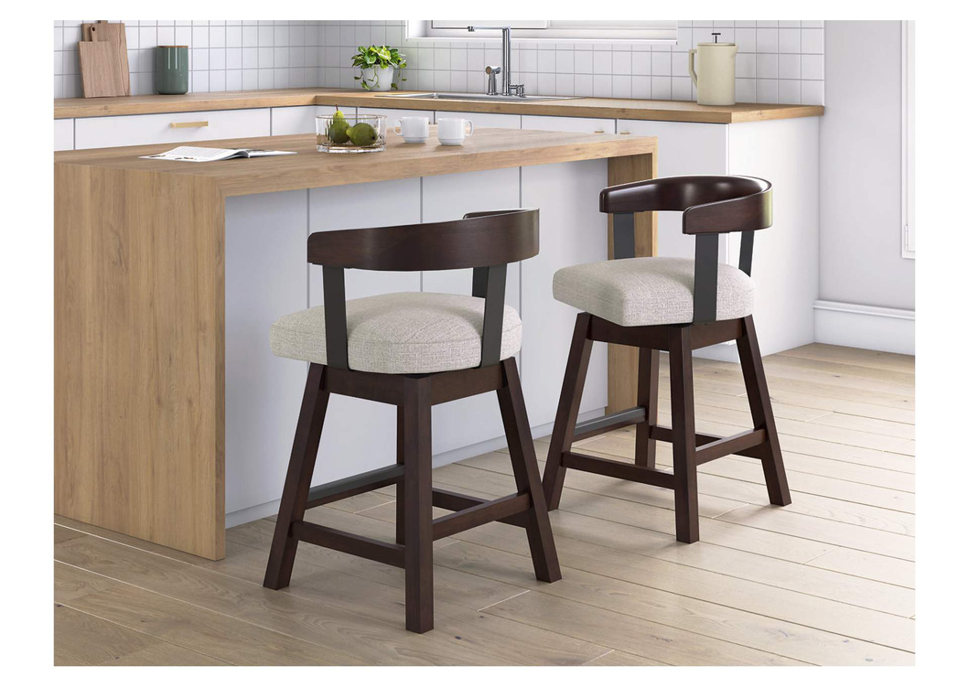 Haddigan Counter Height Barstool (Set of 2) image 3