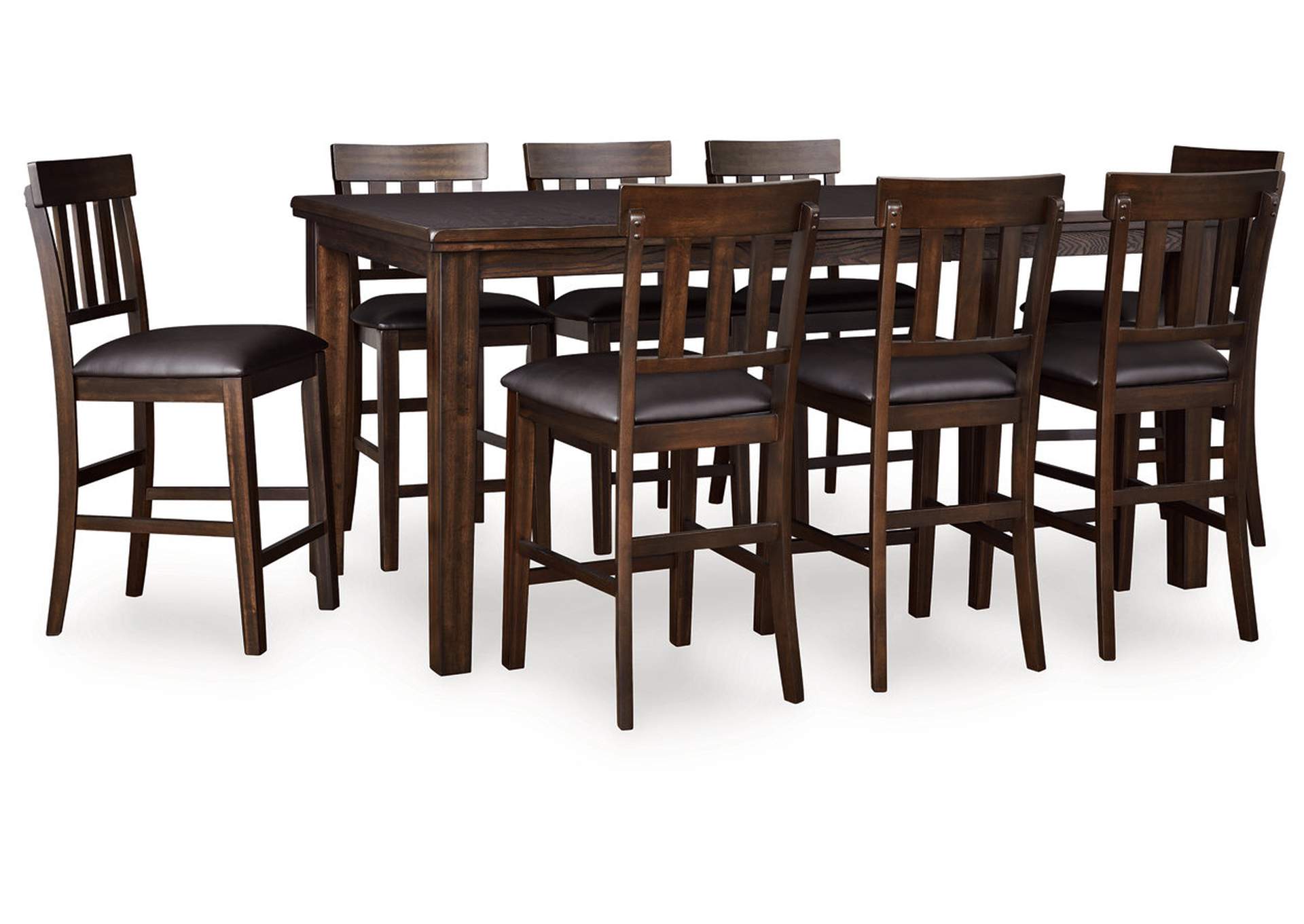 Haddigan Counter Height Dining Table and 8 Barstools image 1