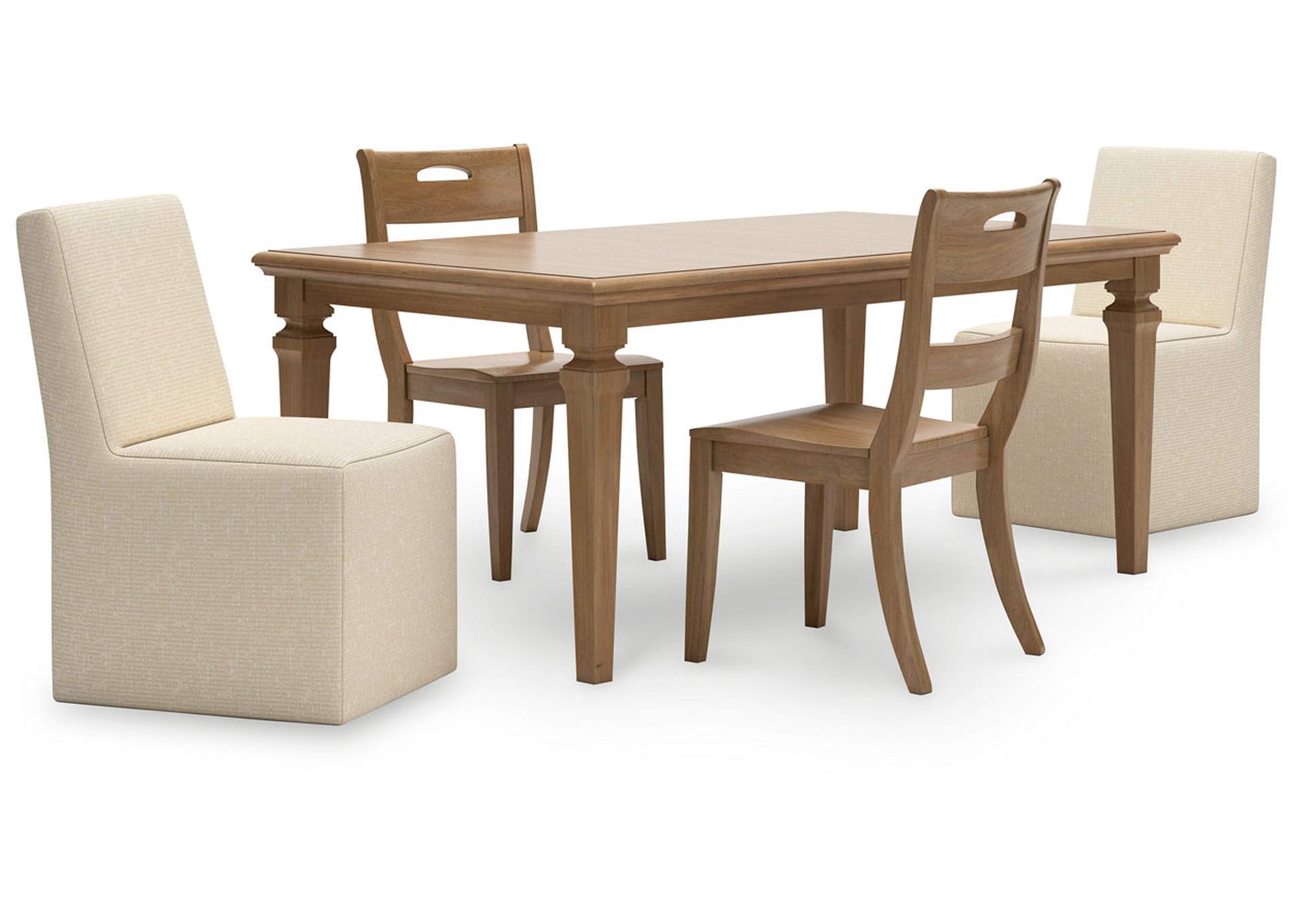 Mylarken Extendable Dining Table and 4 Chairs image 1