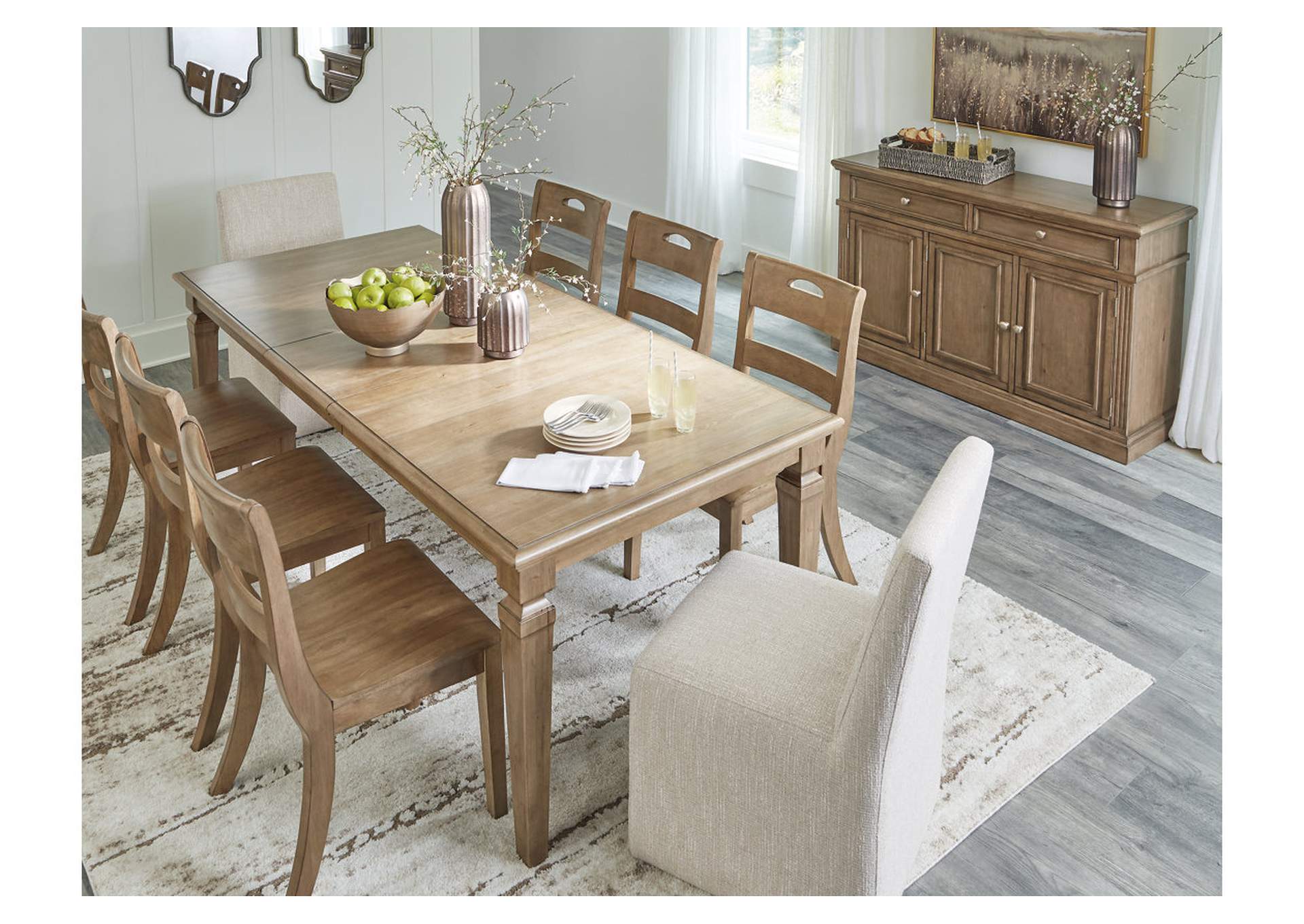 Mylarken Dining Table and 8 Chairs image 2
