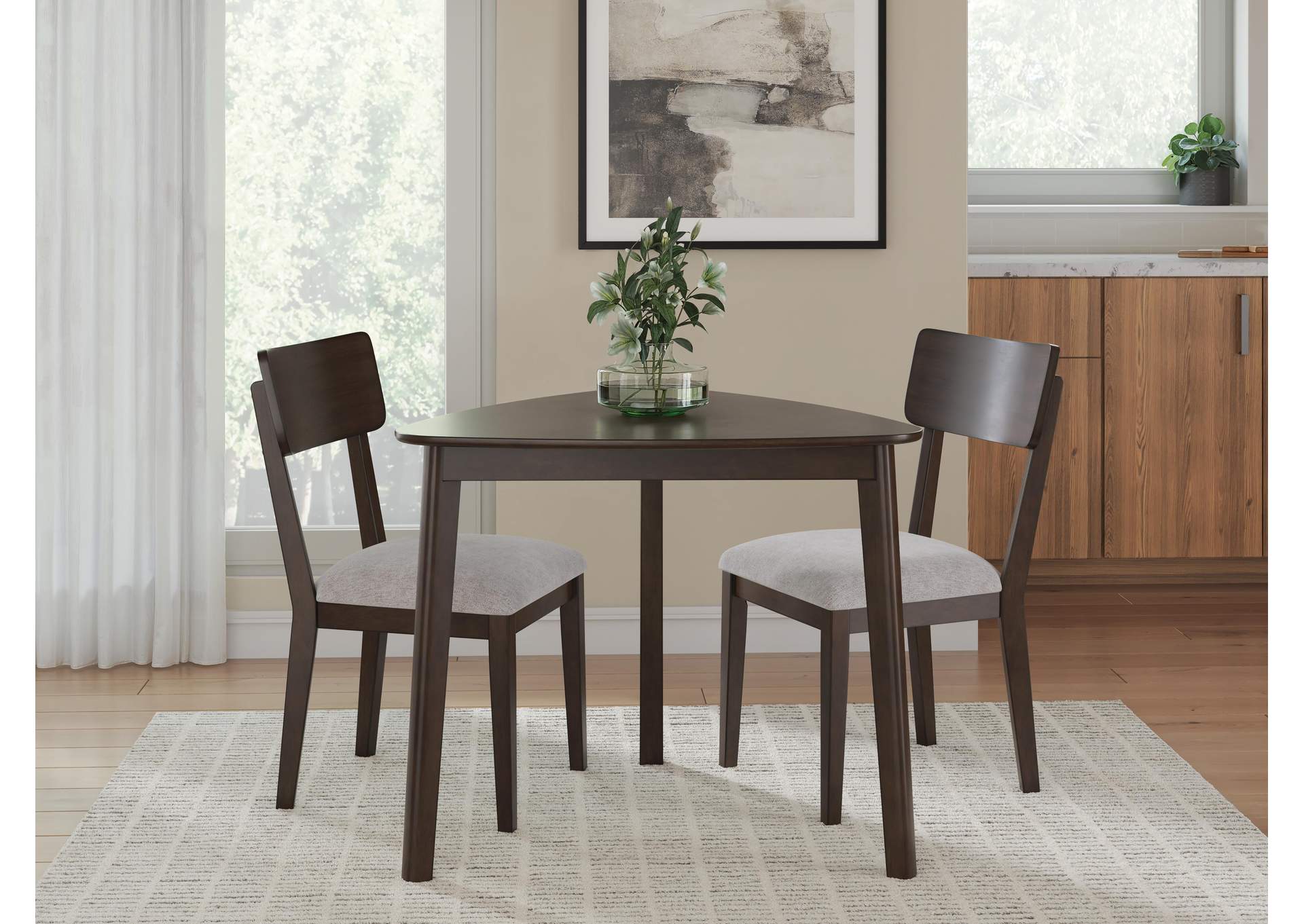 Mallenette Dining Table and 2 Chairs image 2