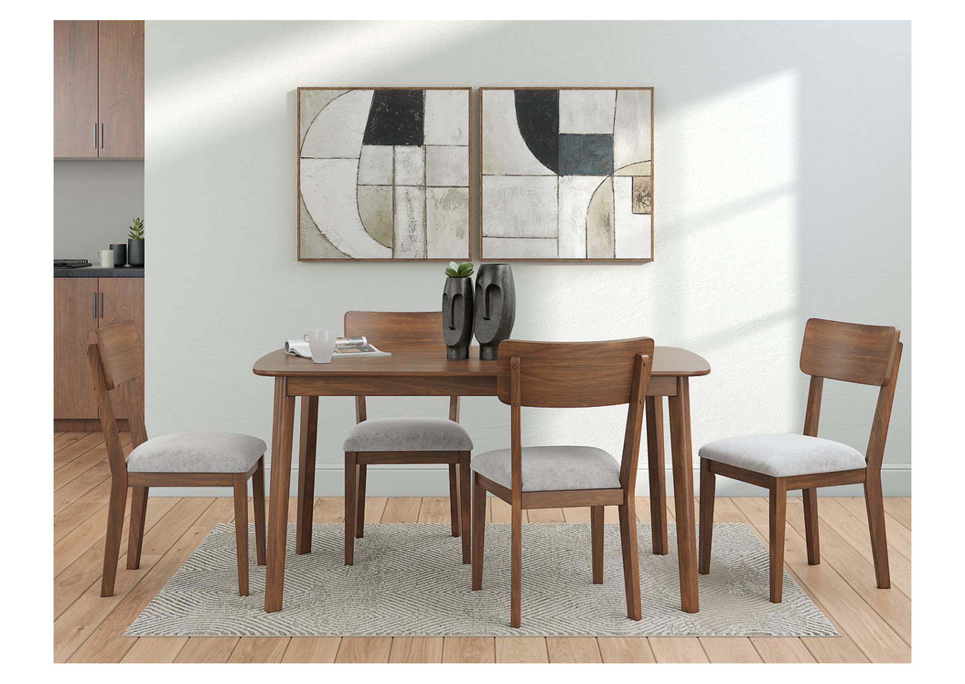 Tameride Dining Table and 4 Chairs (Set of 5) image 3