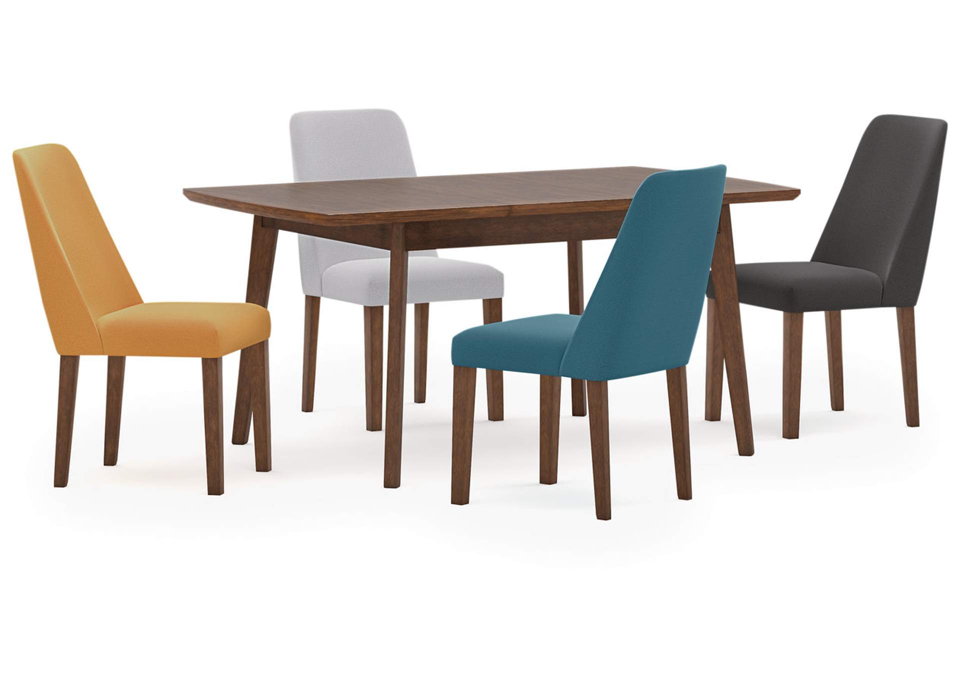 Lyncott Extendable Dining Table and 4 Chairs image 1