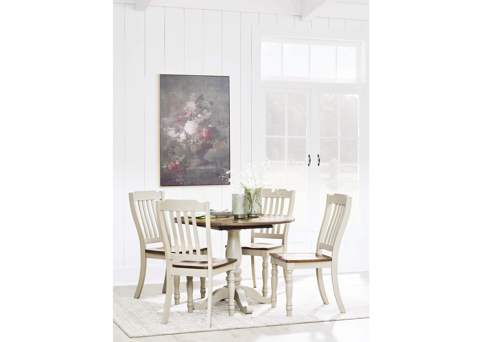 Wirloni Dining Table and 4 Chairs image 2