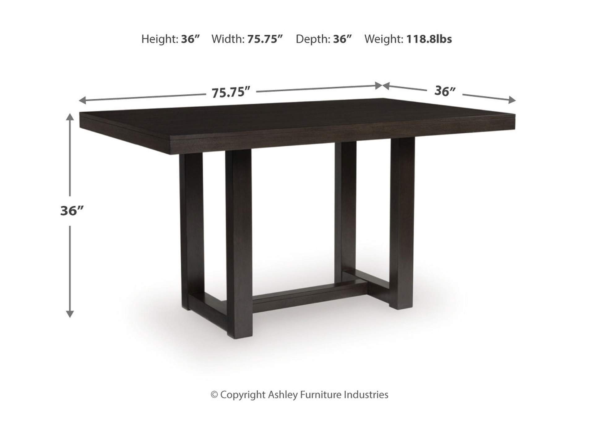 Neymorton Counter Height Dining Table image 9