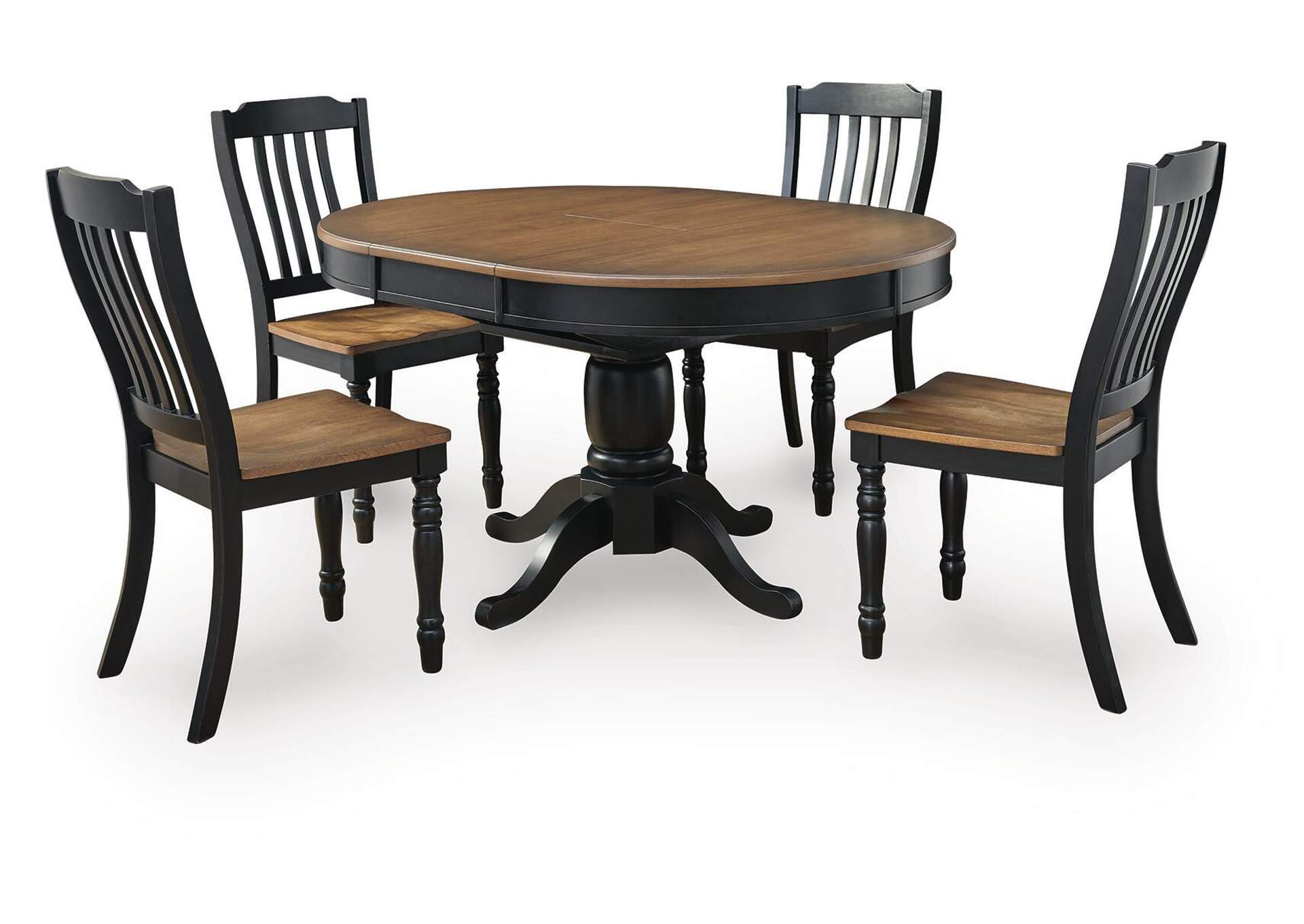 Clorazi Extension Dining Table and 4 Chairs image 1