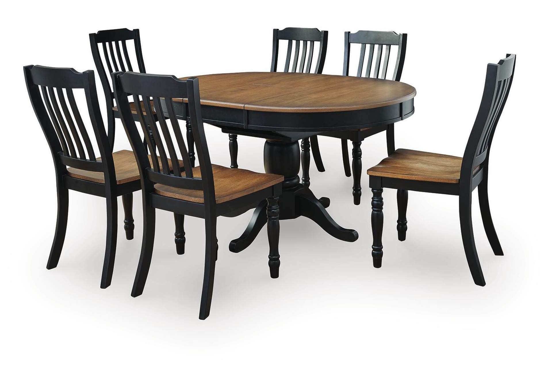 Clorazi Extension Dining Table and 6 Chairs image 1