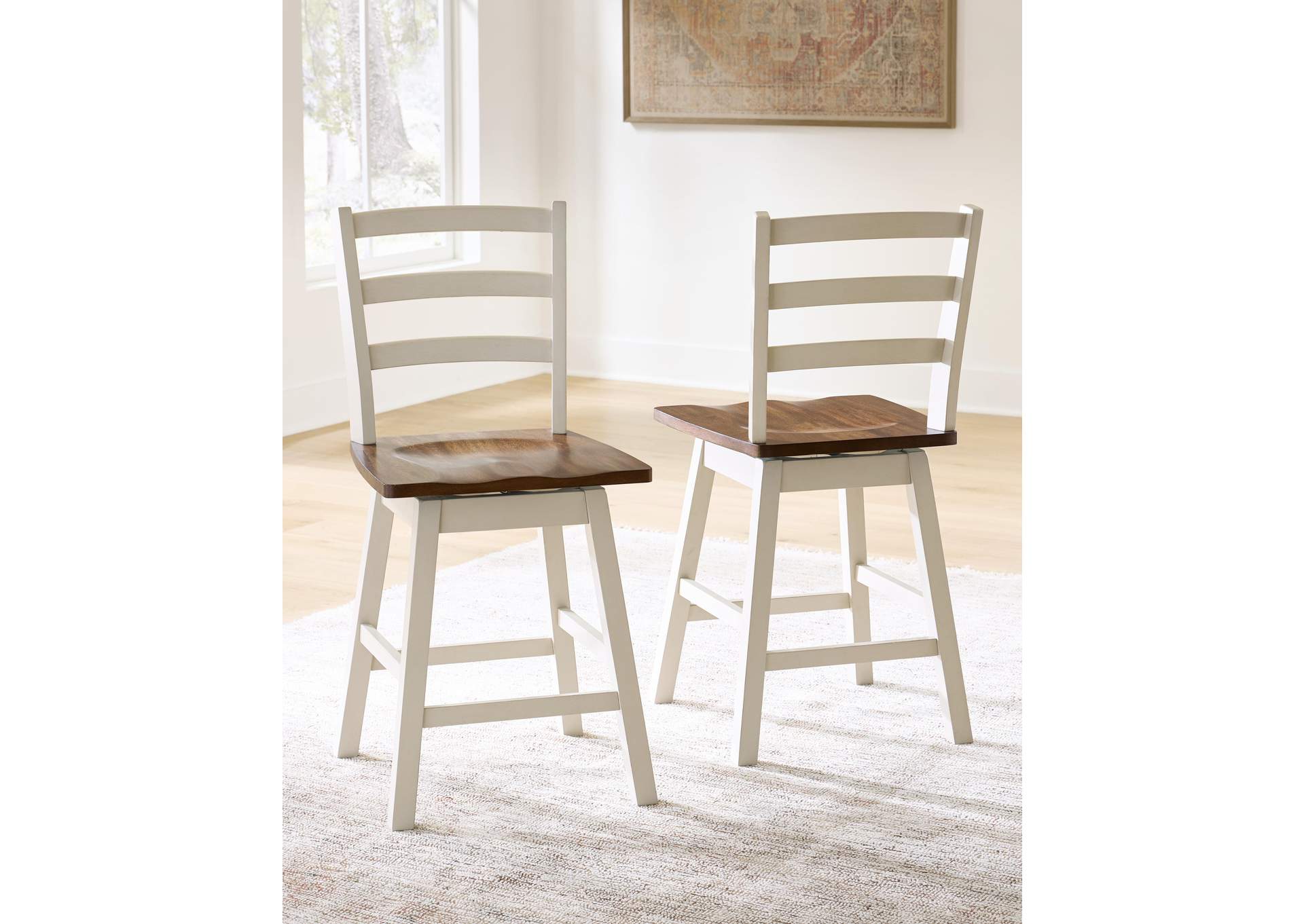 Brinfern Counter Height Swivel Stool image 2