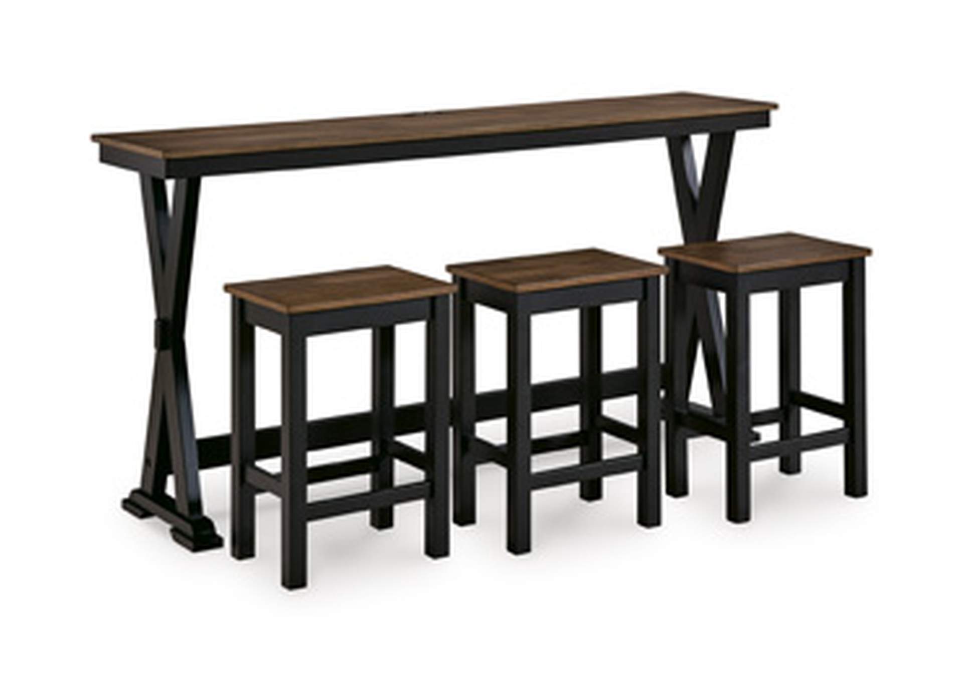 Wildenauer Counter Height Dining Table and 3 Barstools Set image 5