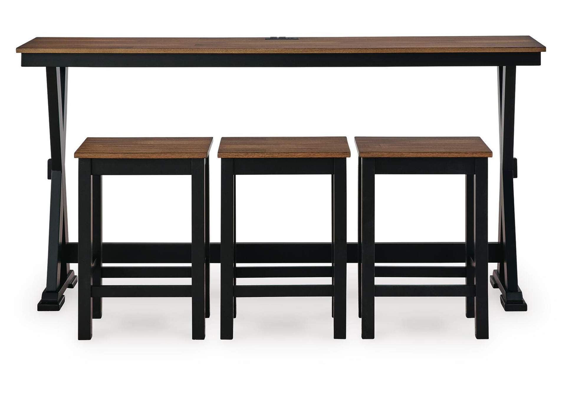 Wildenauer Counter Height Dining Table and 3 Barstools Set image 4