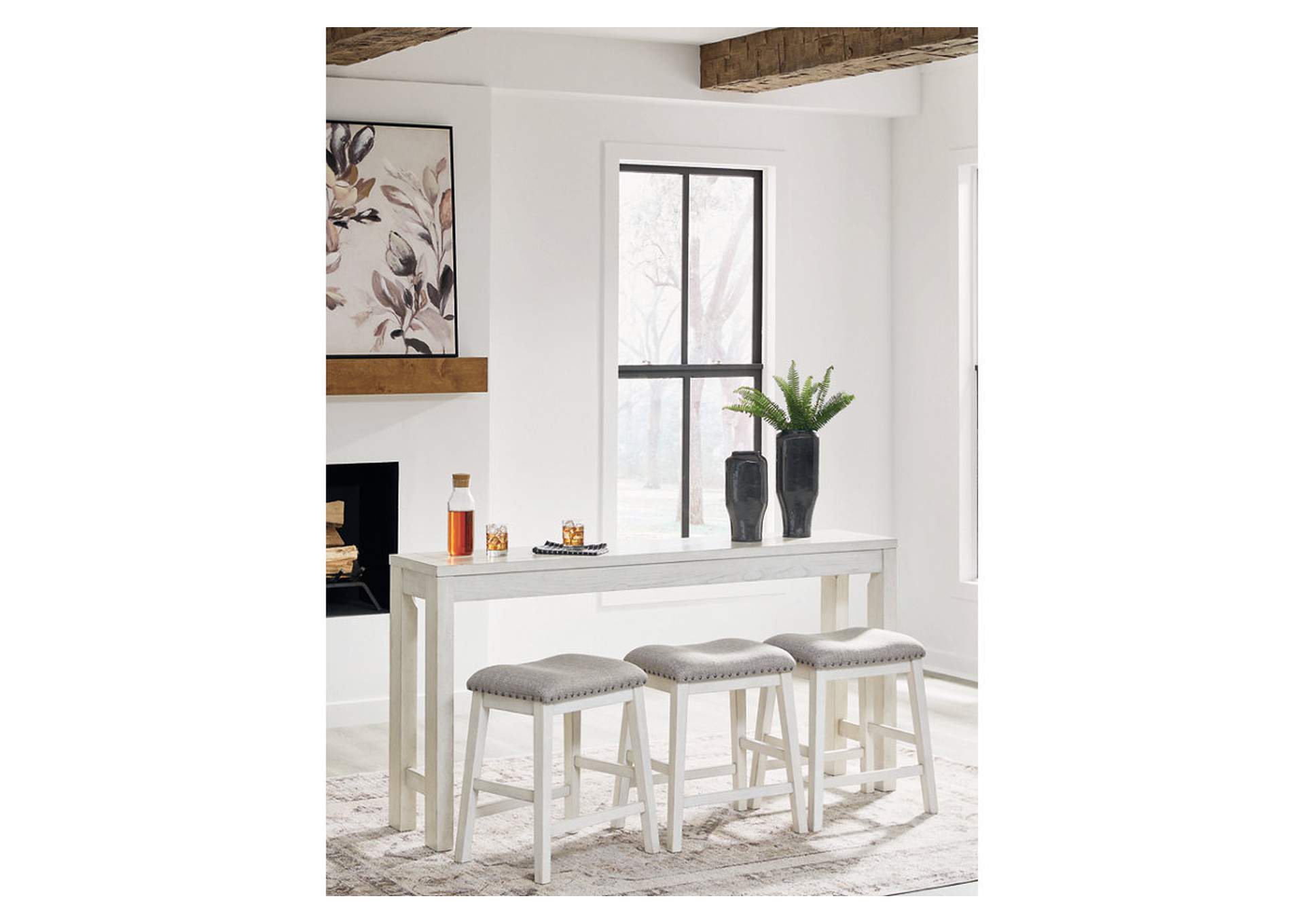 Robbinsdale Counter Height Dining Table and 3 Barstools Set image 4