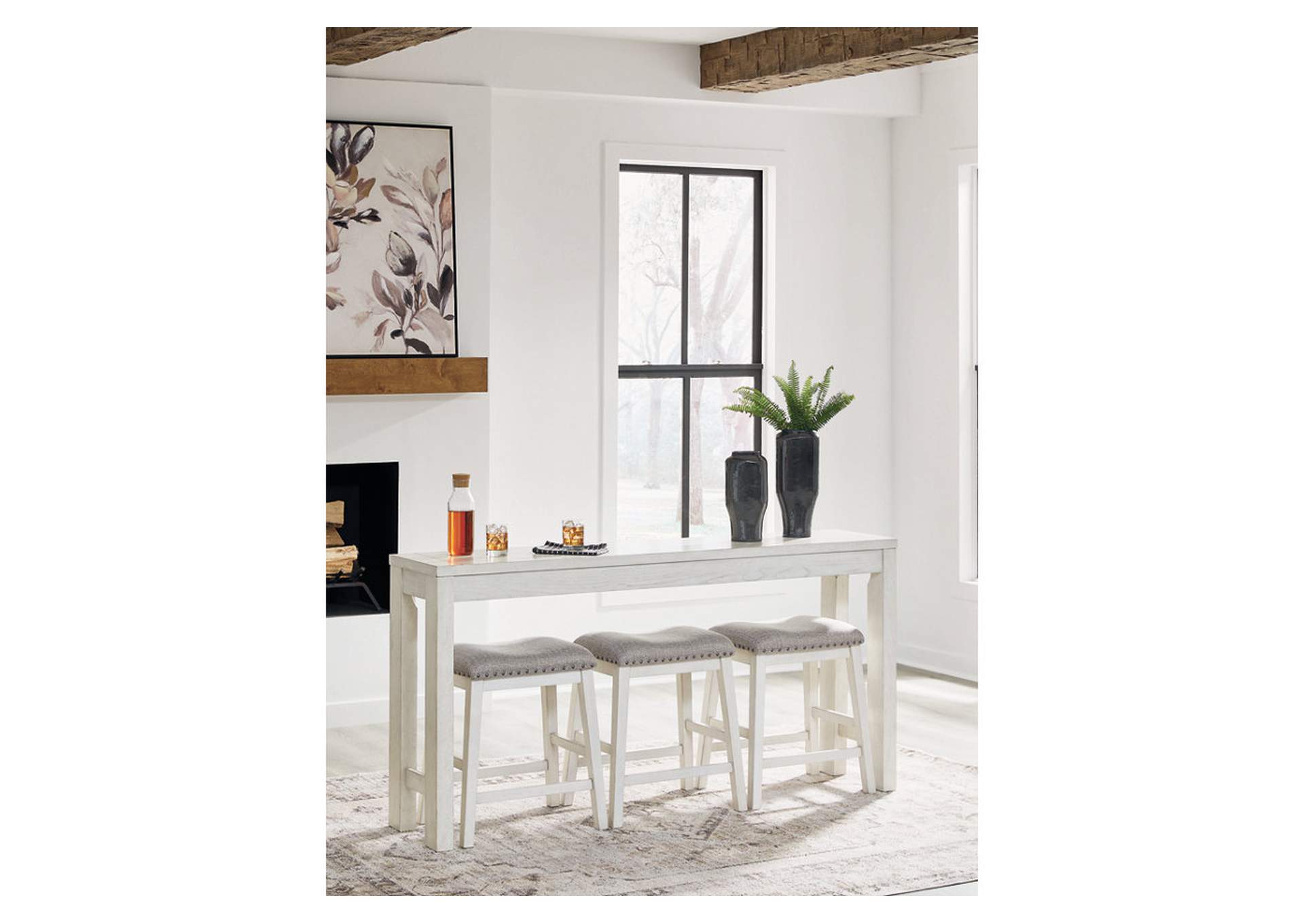 Robbinsdale Counter Height Dining Table and 3 Barstools Set image 6