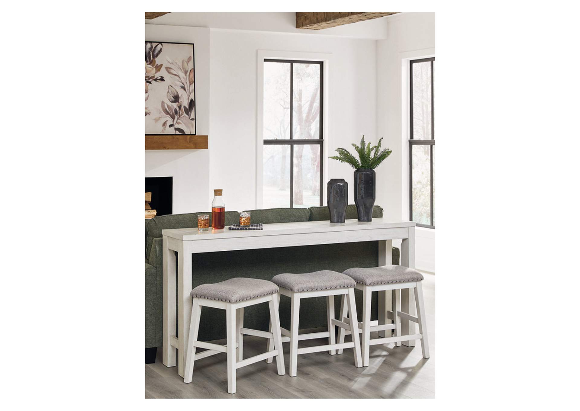 Robbinsdale Counter Height Dining Table and 3 Barstools Set image 7