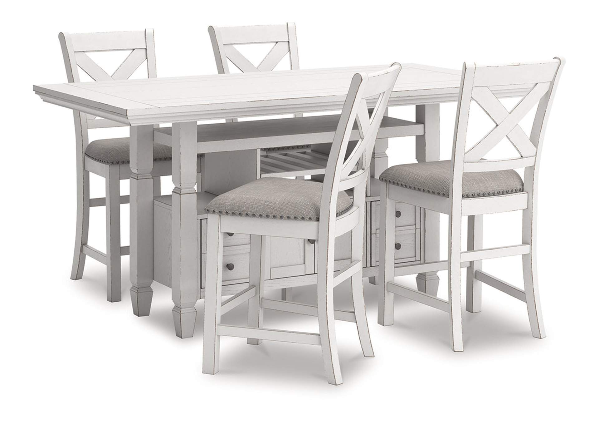 Robbinsdale Counter Height Dining Table and 4 Barstools image 1