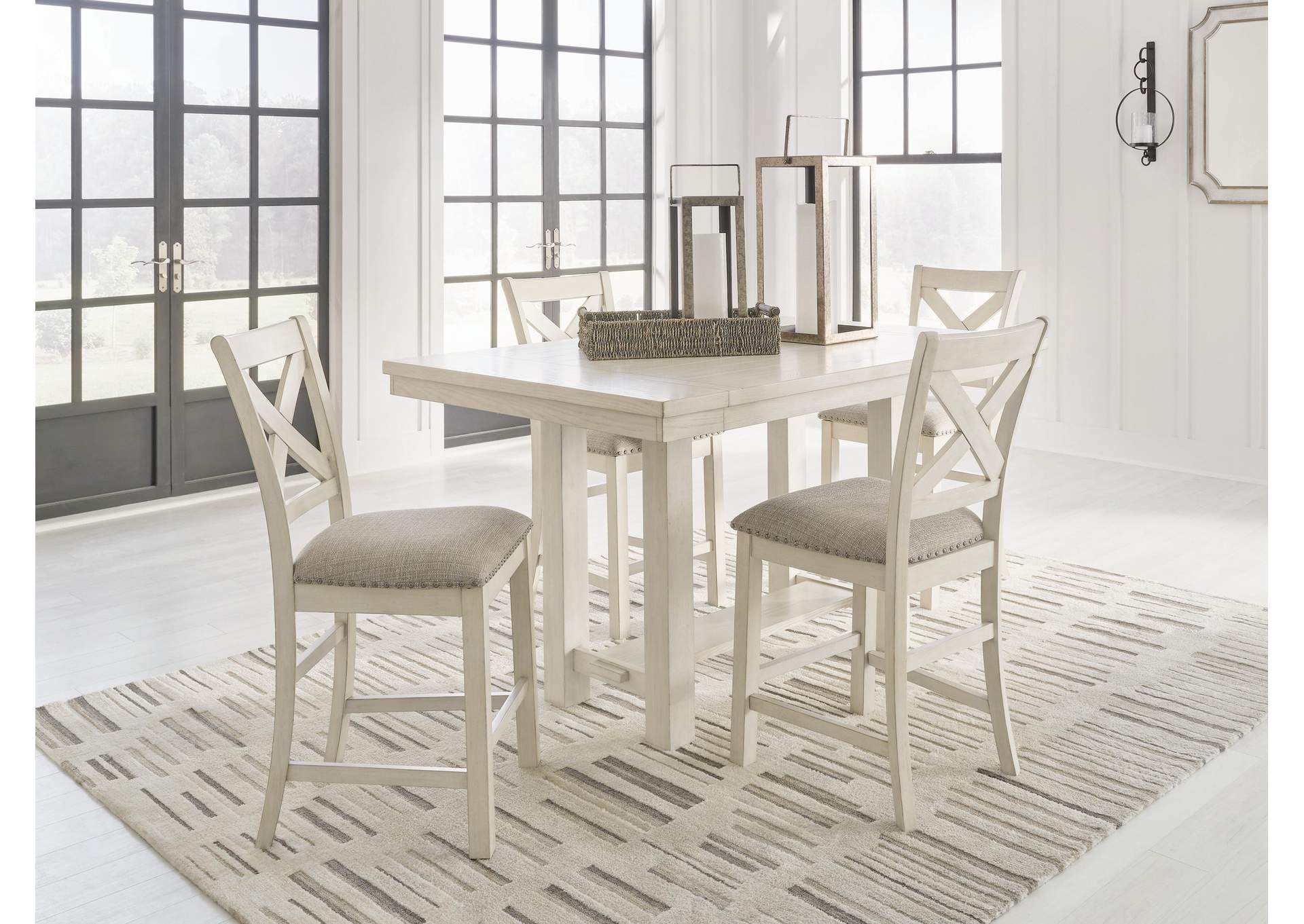Robbinsdale Counter Height Dining Table and 4 Barstools image 6