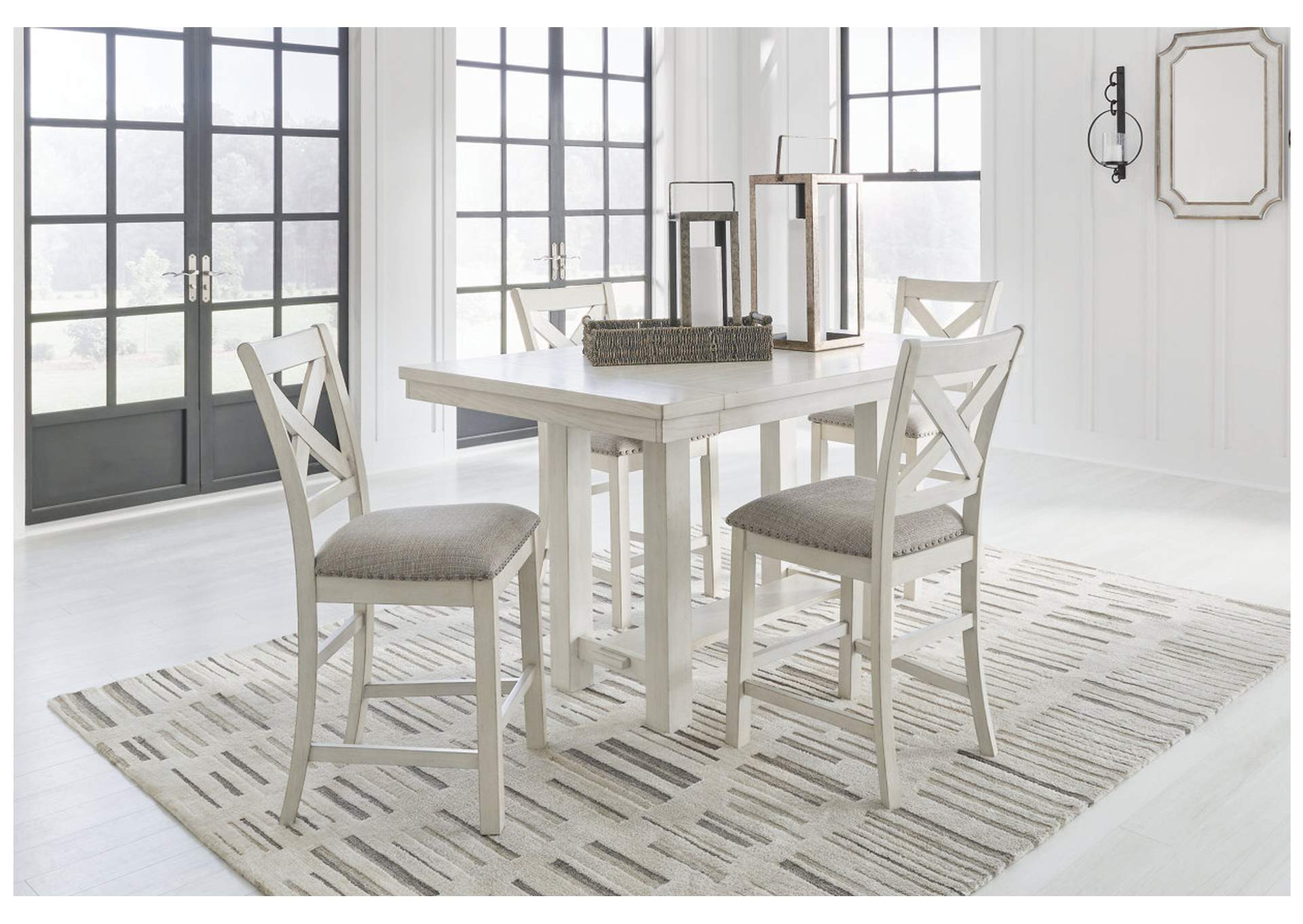 Robbinsdale Counter Height Dining Table and 4 Barstools image 2