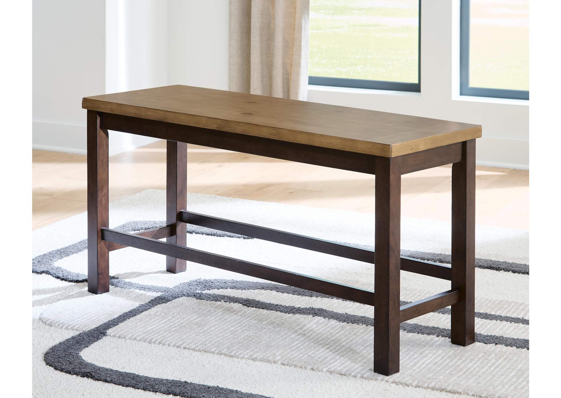 Rylandeen Counter Height Extension Dining Table 4 Barstools and Bench image 8