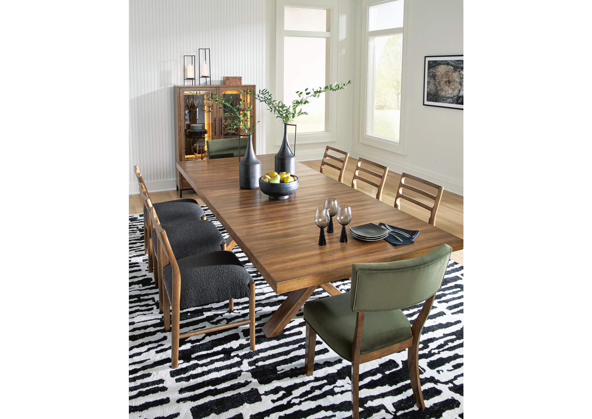 Steenlage Dining Table and 10 Chairs image 9
