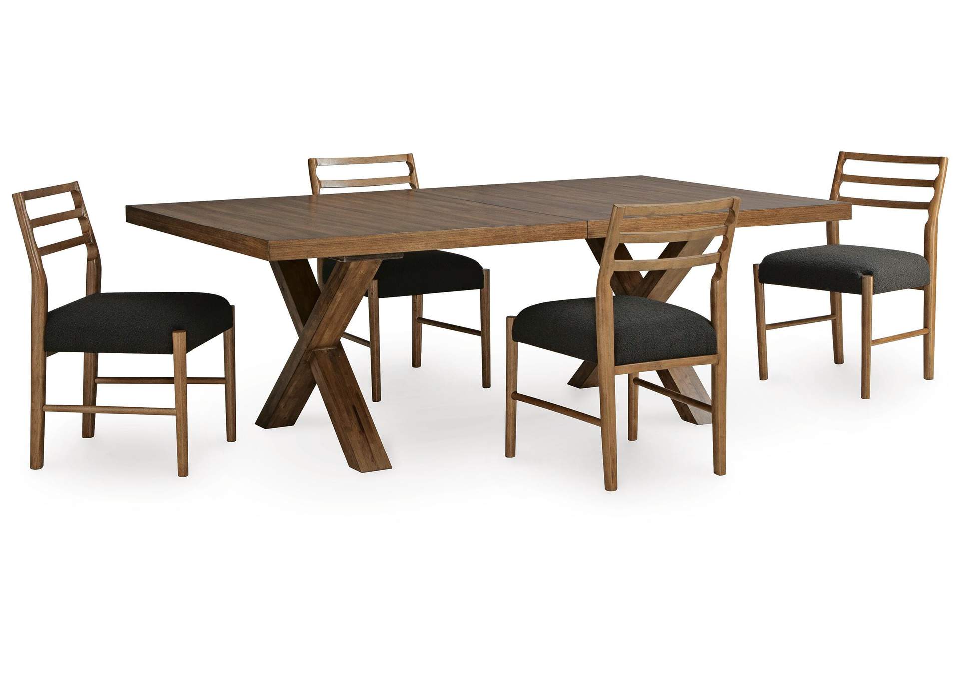 Steenlage Extendable Dining Table and 4 Chairs image 1