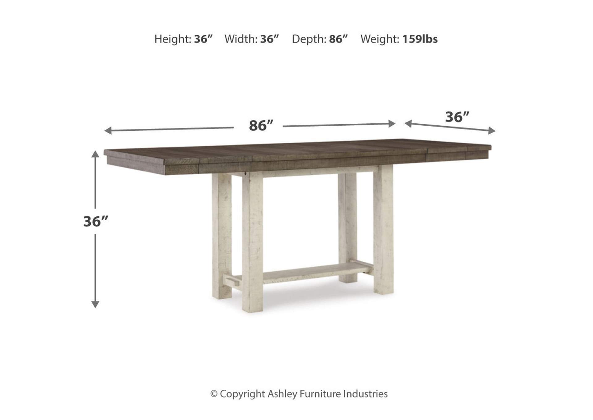 Brewgan Counter Height Dining Table image 4