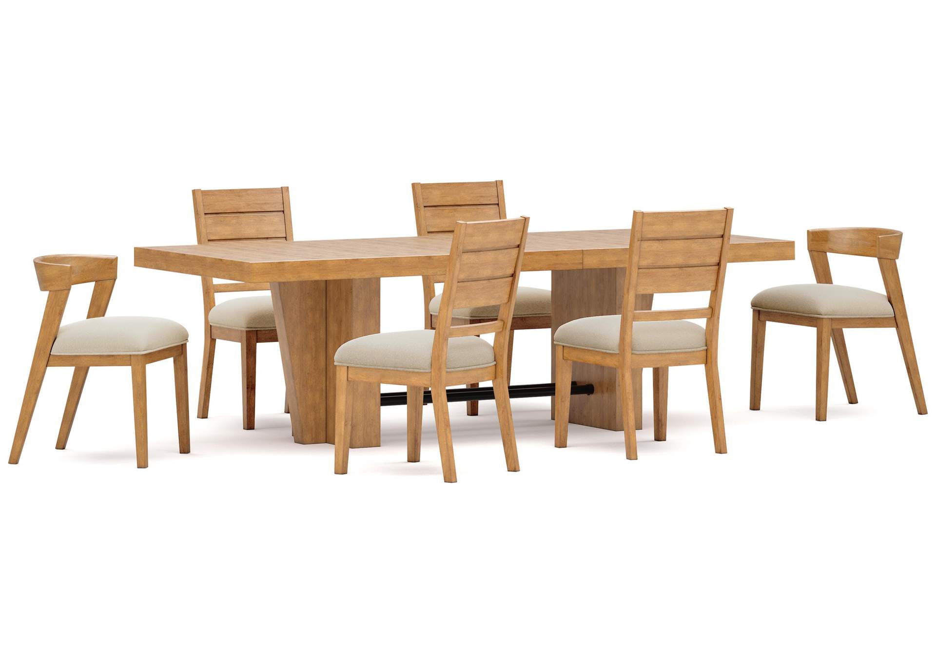 Kristiland Extendable Dining Table and 6 Chairs image 1
