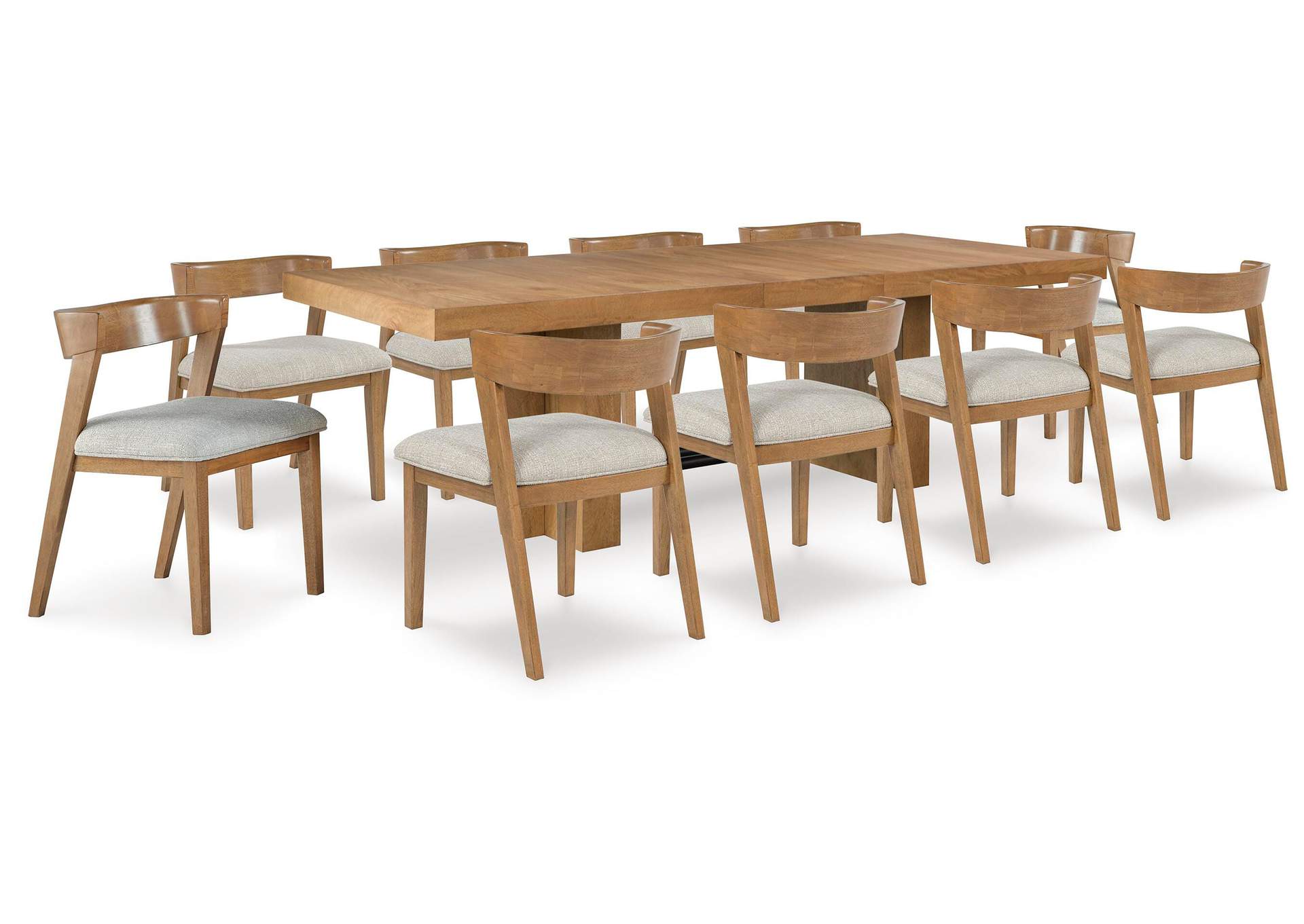 Kristiland Extendable Dining Table and 10 Chairs image 1