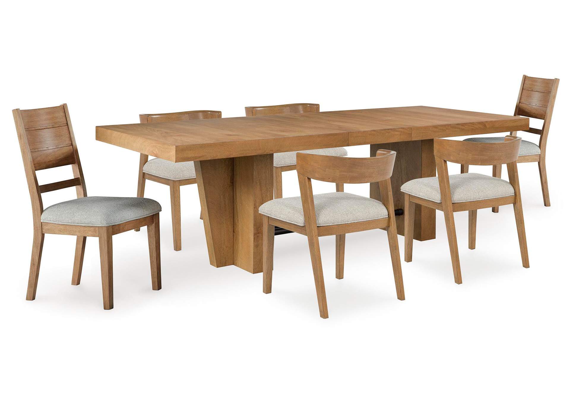 Kristiland Extendable Dining Table and 6 Chairs image 1