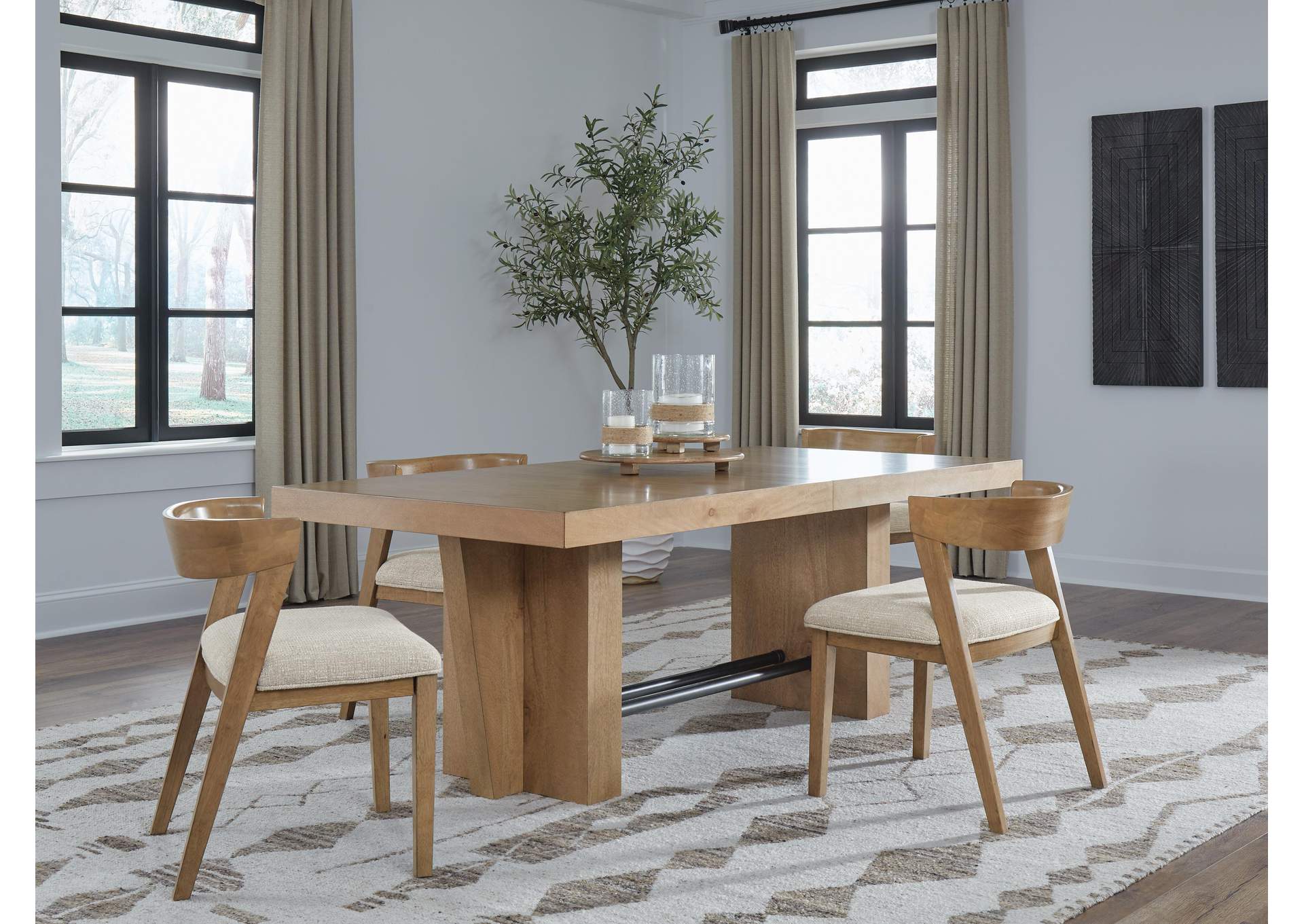 Kristiland Extendable Dining Table and 4 Chairs image 8