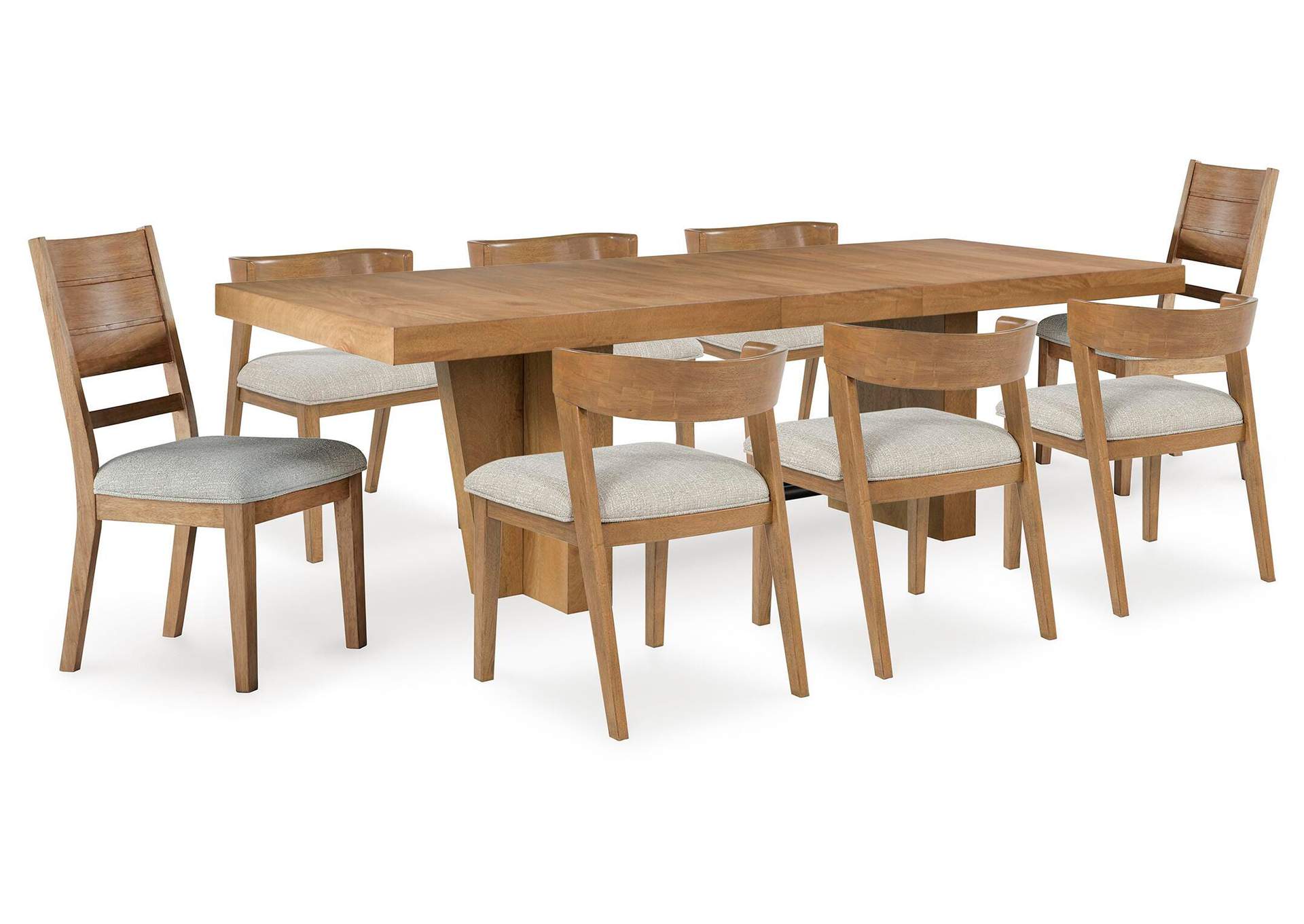 Kristiland Extendable Dining Table and 8 Chairs