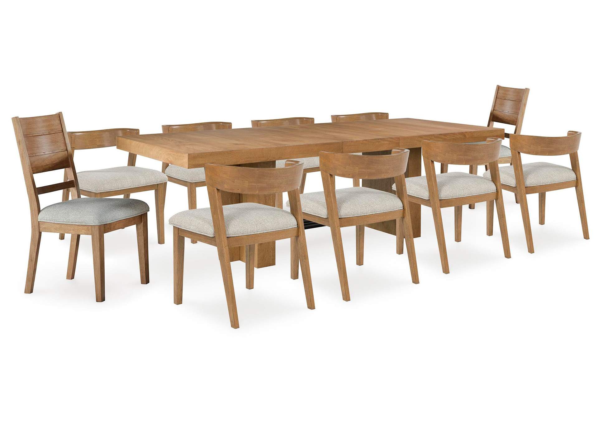 Kristiland Dining Table and 10 Chairs with Storage image 2