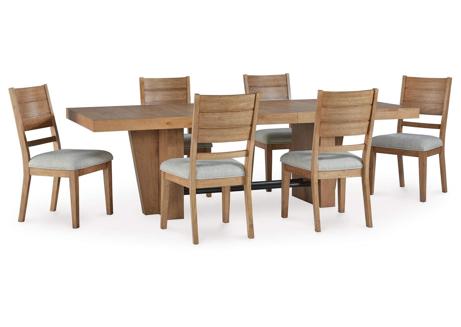 Kristiland Extendable Dining Table and 6 Chairs image 1