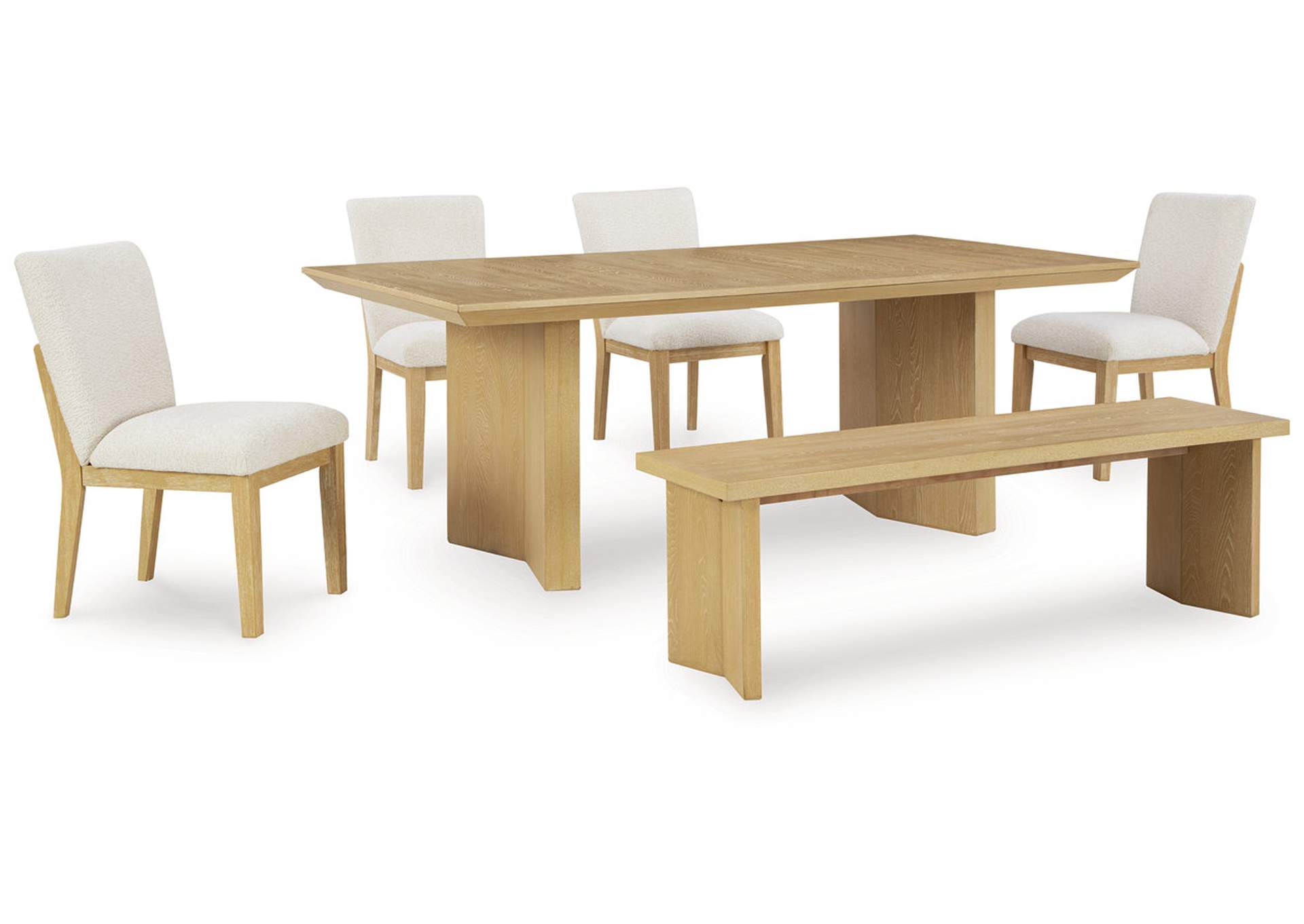 Whittgate Dining Table and 4 Chairs and Bench image 1