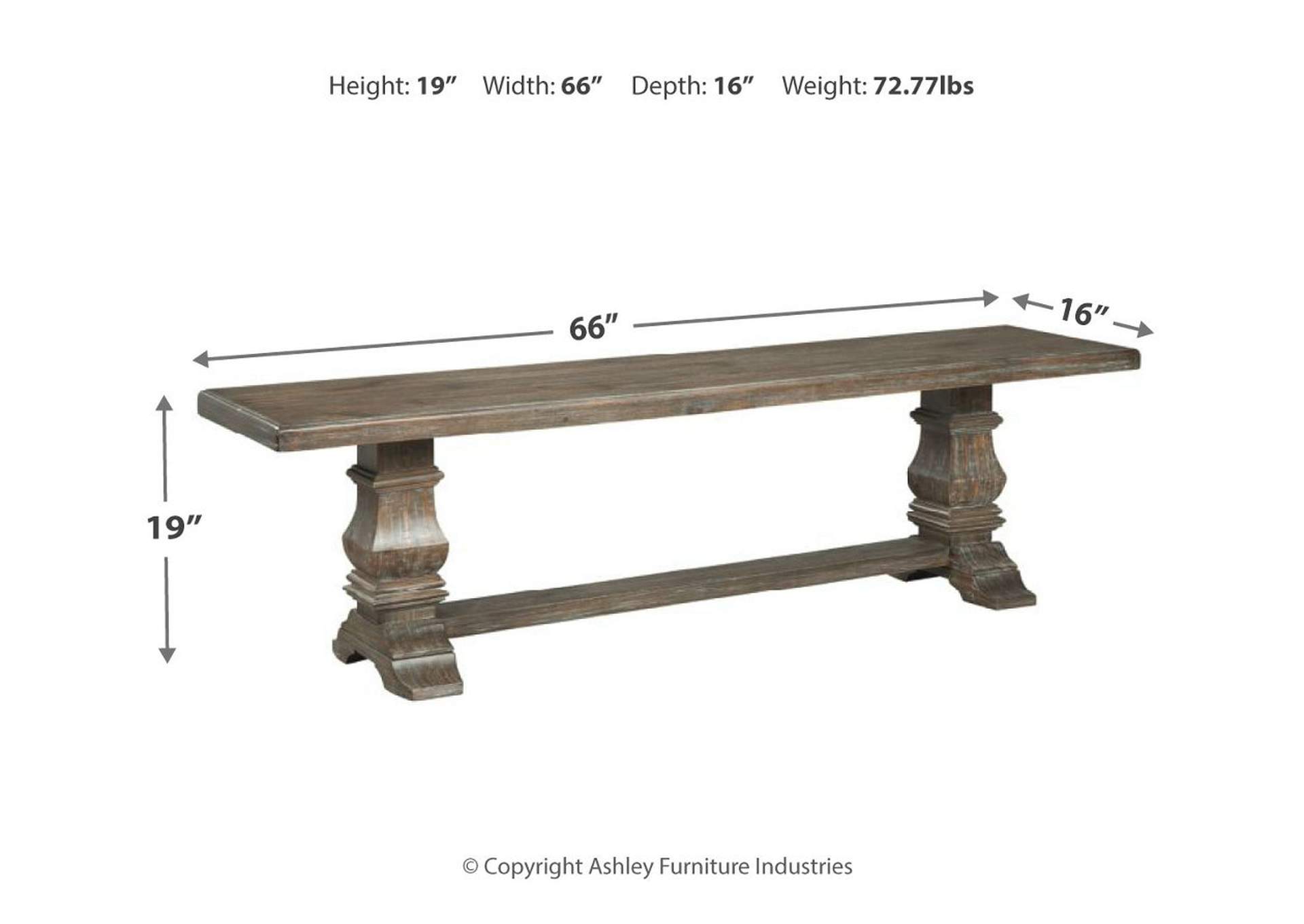 Wyndahl Dining Bench image 4