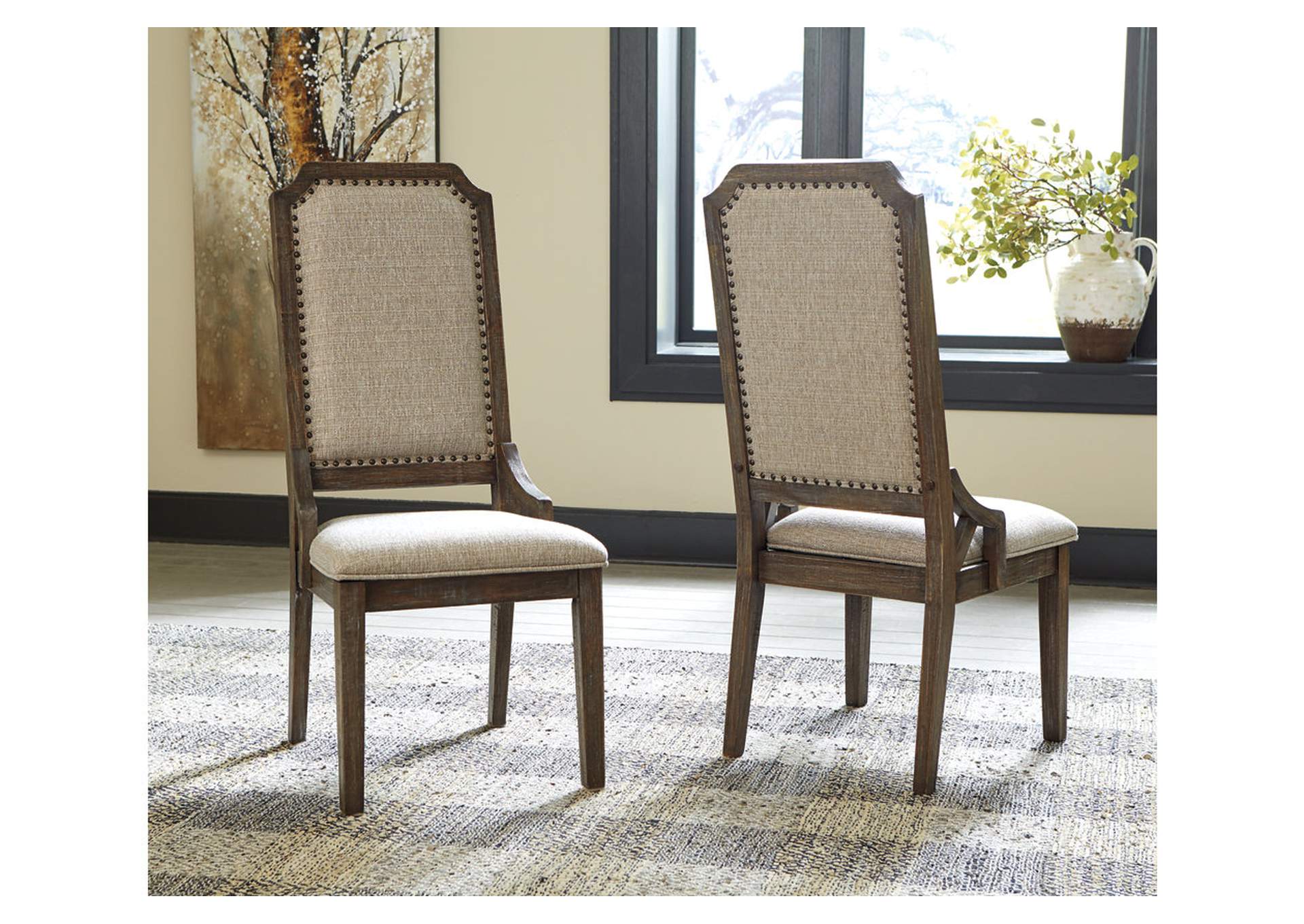 Wyndahl Dining Table and 6 Chairs on Sale Discount Ashley Wyndahl