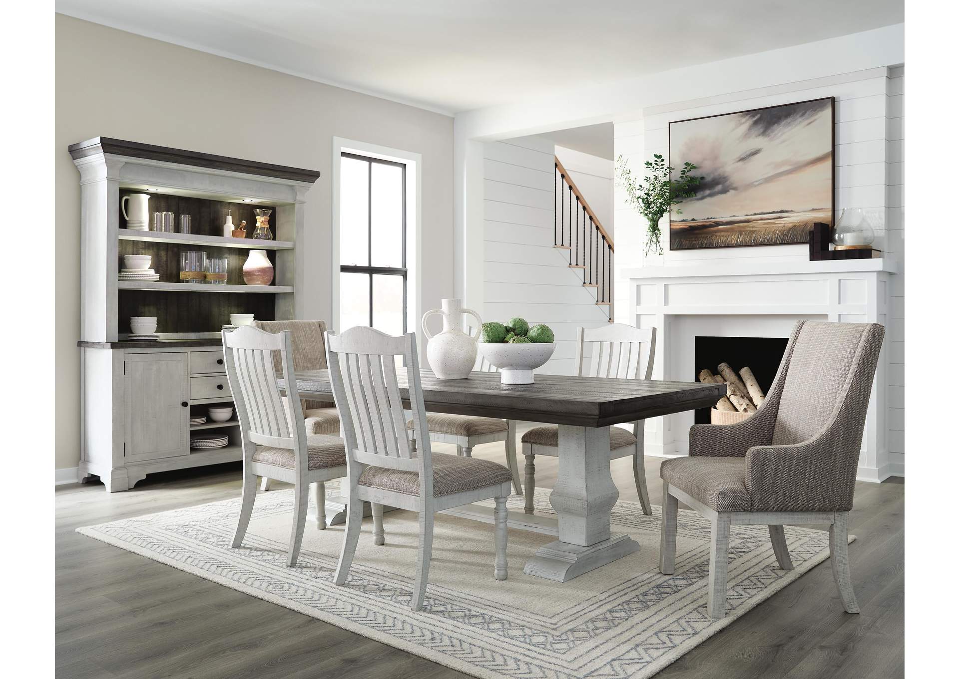Havalance Dining Table and 6 Chairs with Storage image 7