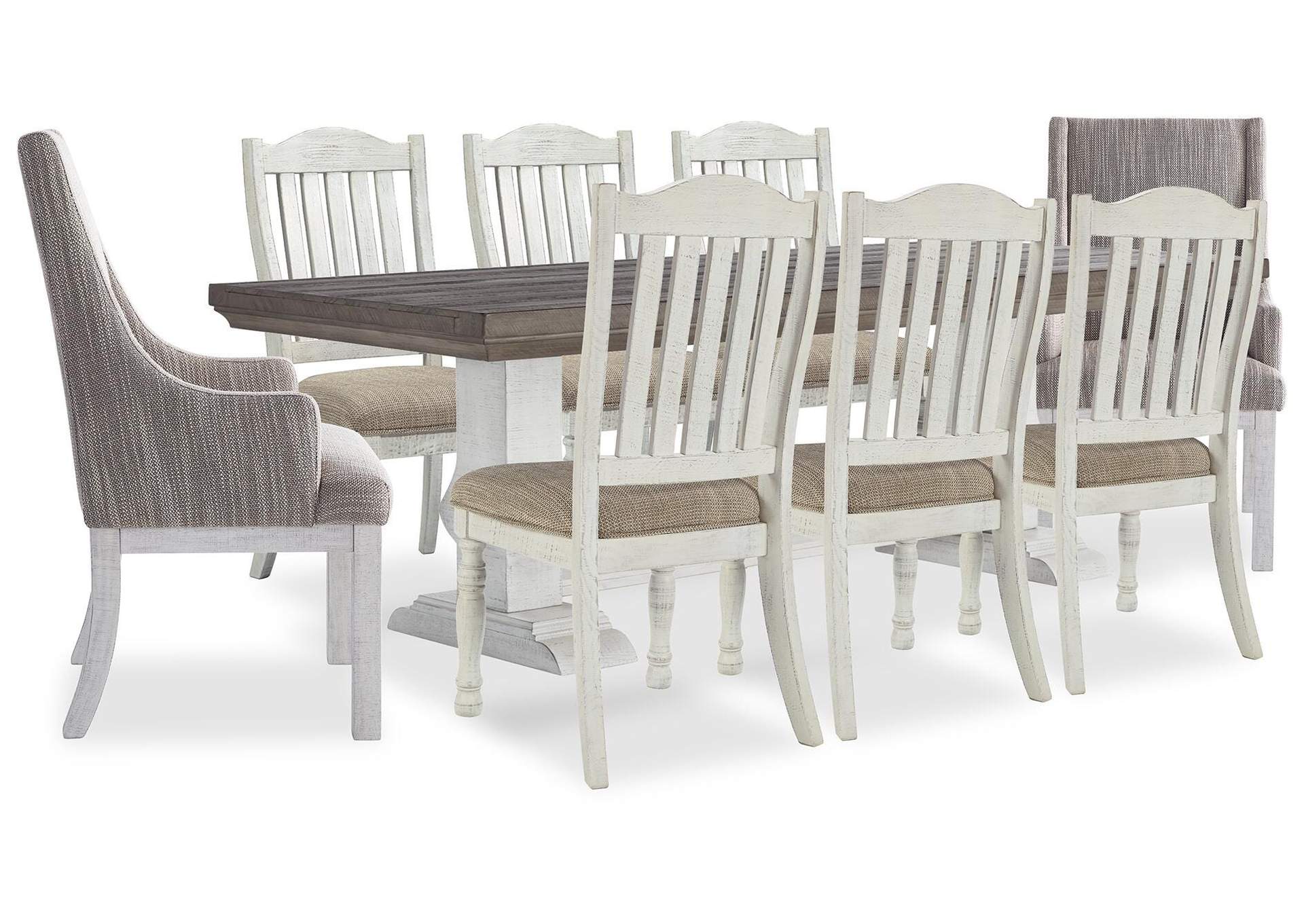 Havalance Dining Table and 8 Chairs image 1