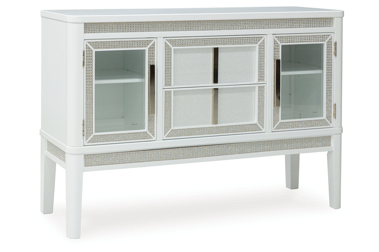 Chalanna Dining Table and 4 Chairs with Storage
