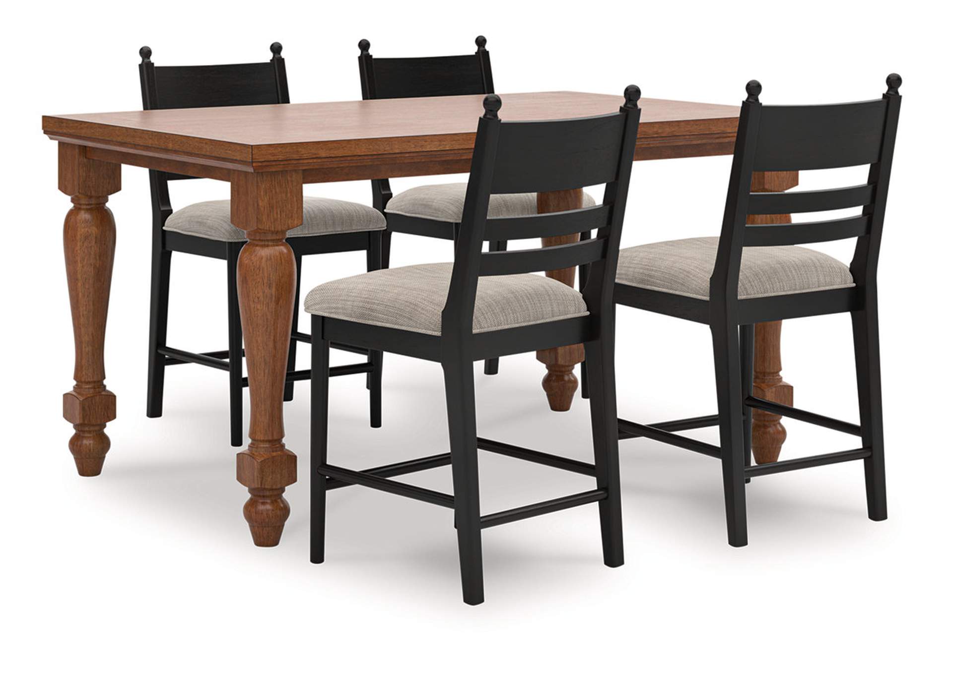 Chadworth Counter Height Dining Table and 4 Barstools image 1