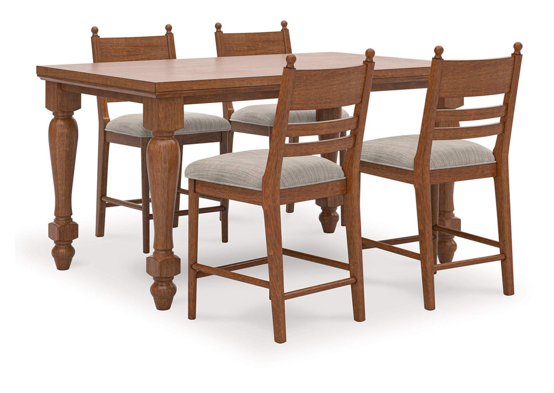 Chadworth Counter Height Dining Table and 4 Barstools image 1