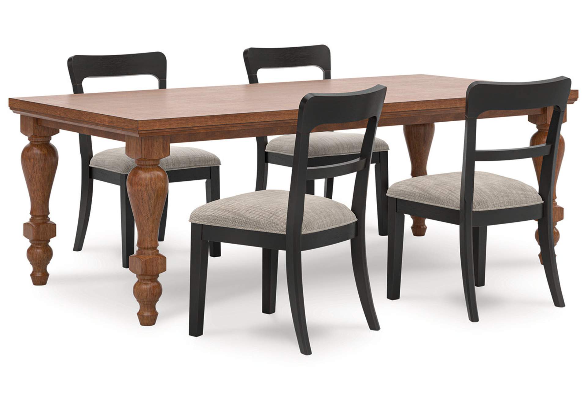 Chadworth Dining Table and 4 Chairs image 1