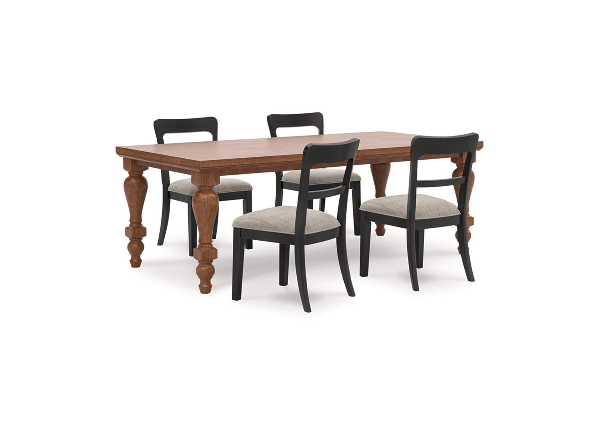 Chadworth Dining Table and 4 Chairs image 1