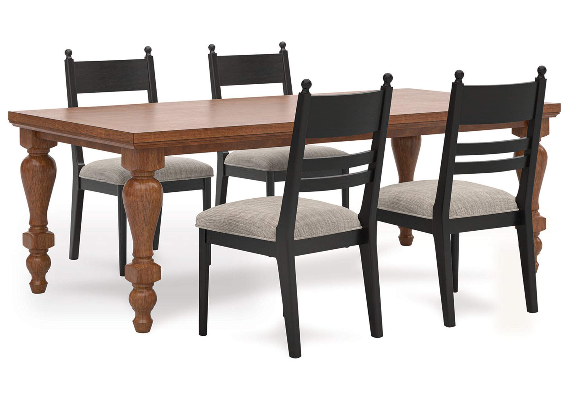 Chadworth Dining Table and 4 Chairs image 1