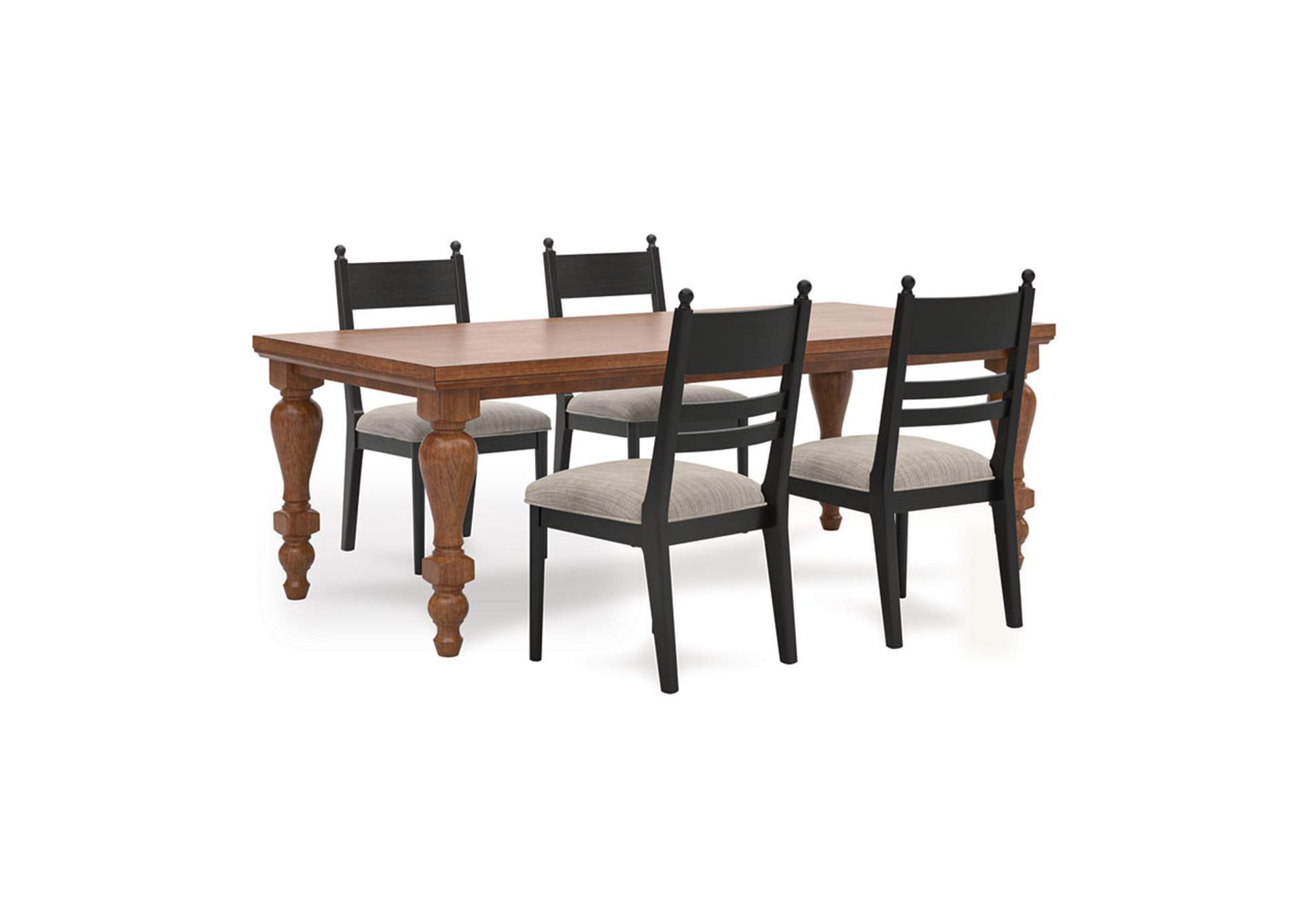 Chadworth Dining Table and 4 Chairs image 1