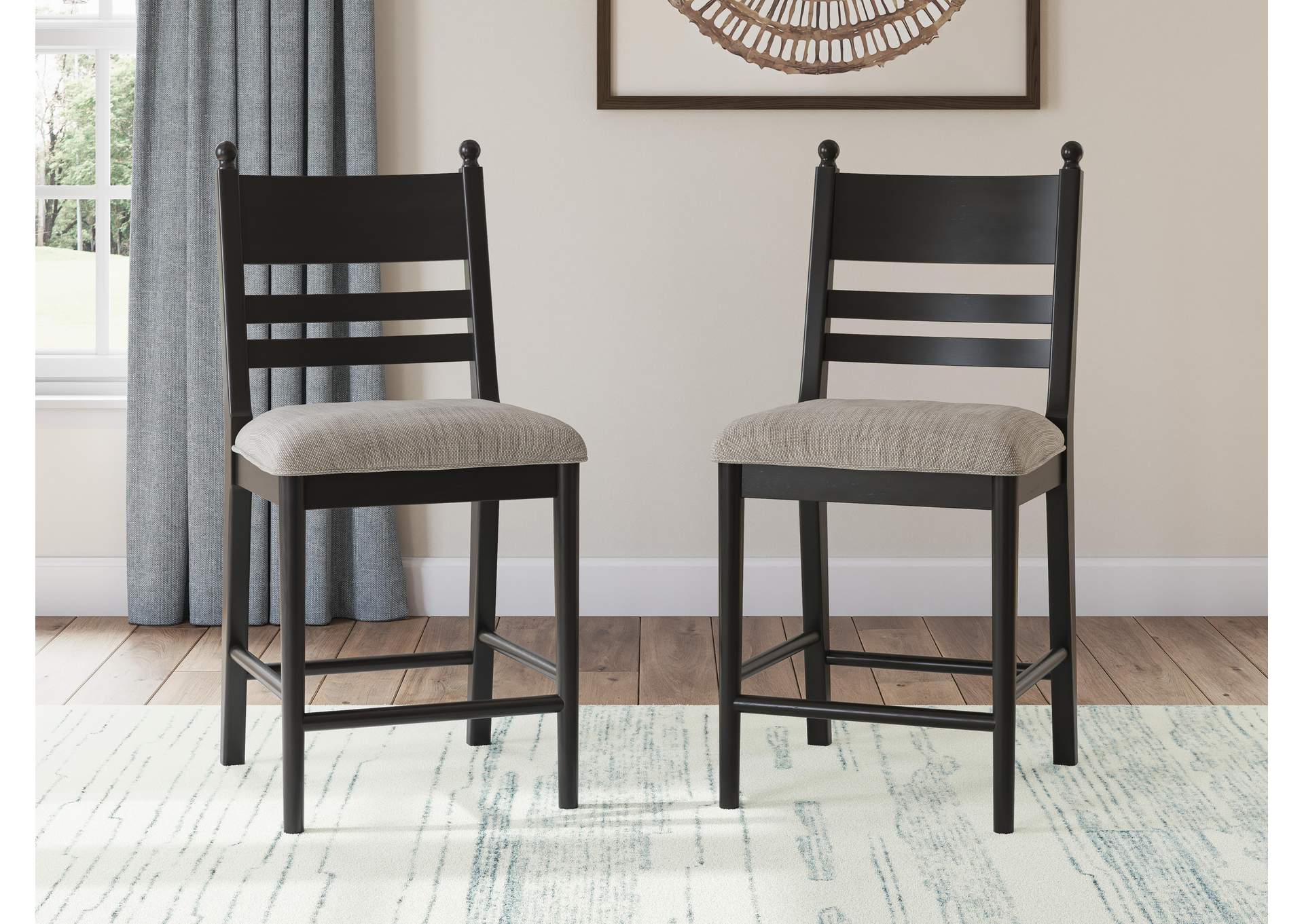 Greddinton Counter Height Dining Table and 6 Barstools image 11