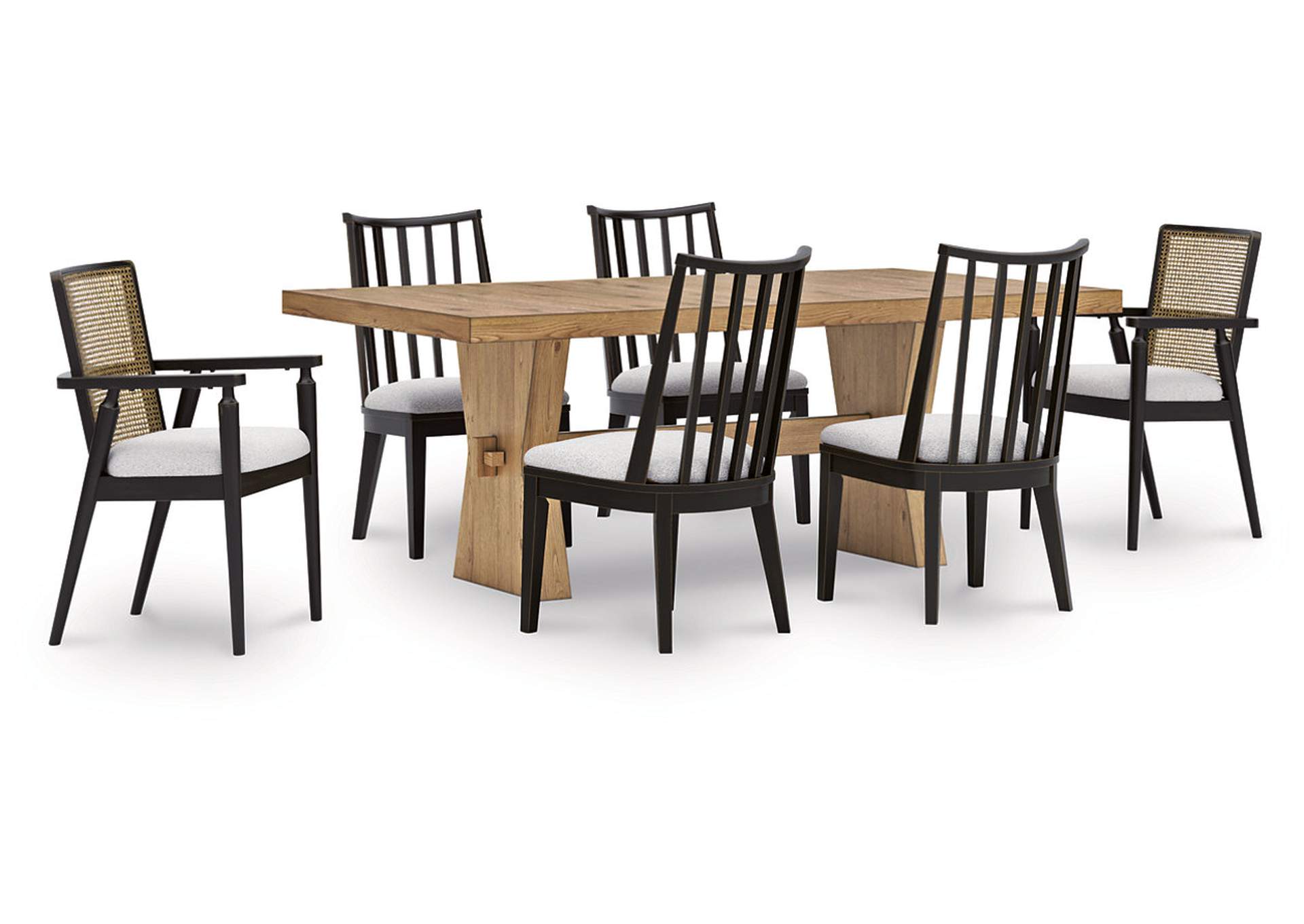 Galliden Dining Table and 6 Chairs image 1