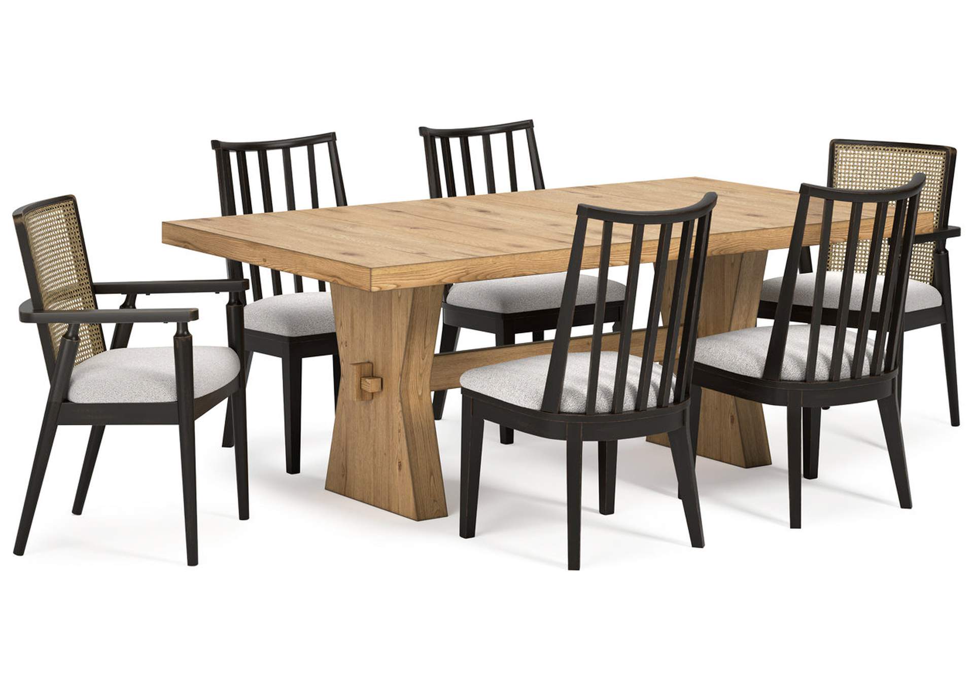 Galliden Dining Table and 6 Chairs image 1