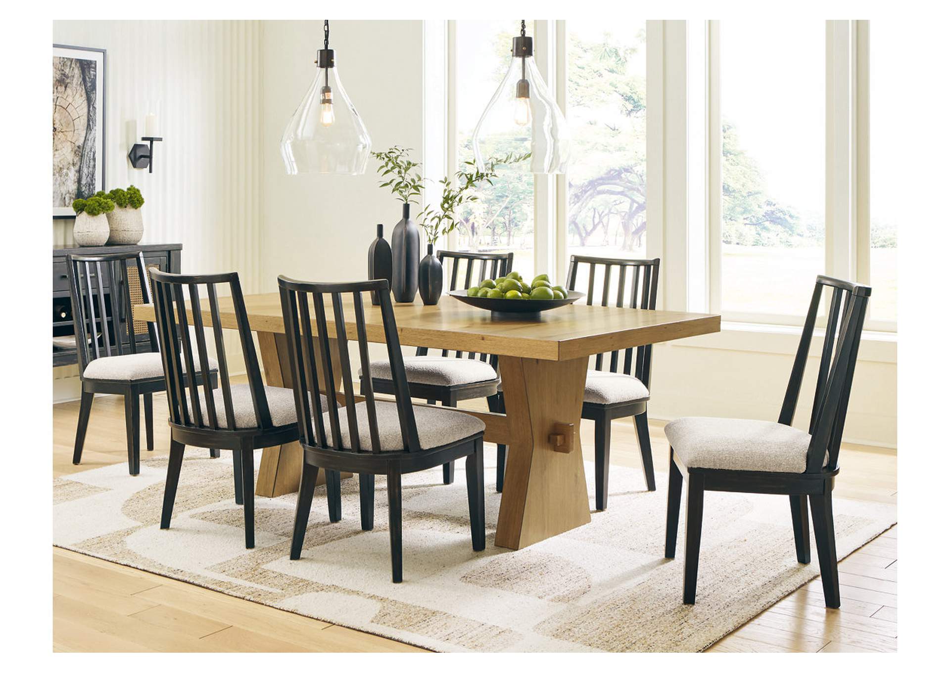 Galliden Dining Table and 6 Chairs image 38