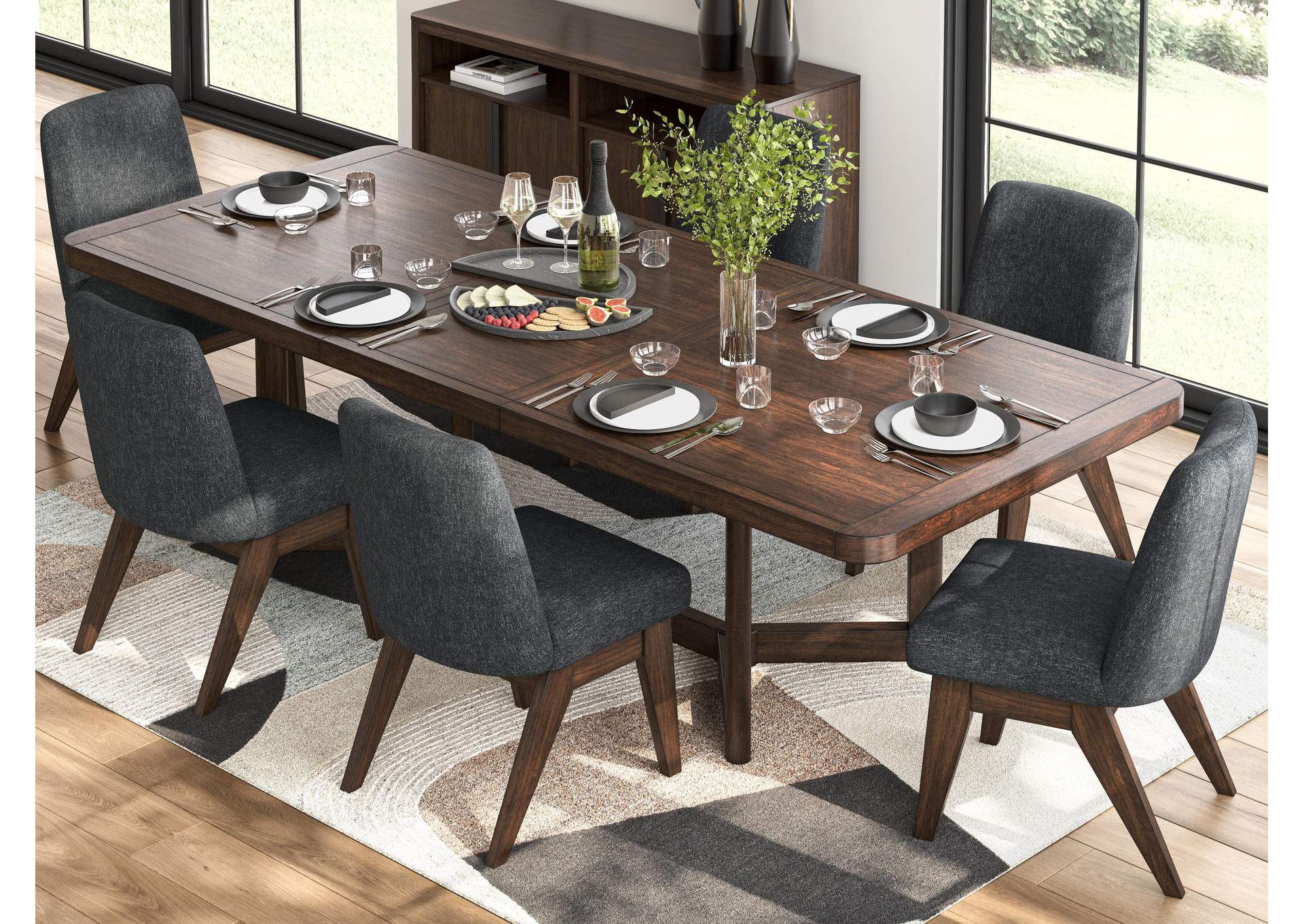 Kendamor Extendable Dining Table and 6 Chairs image 9