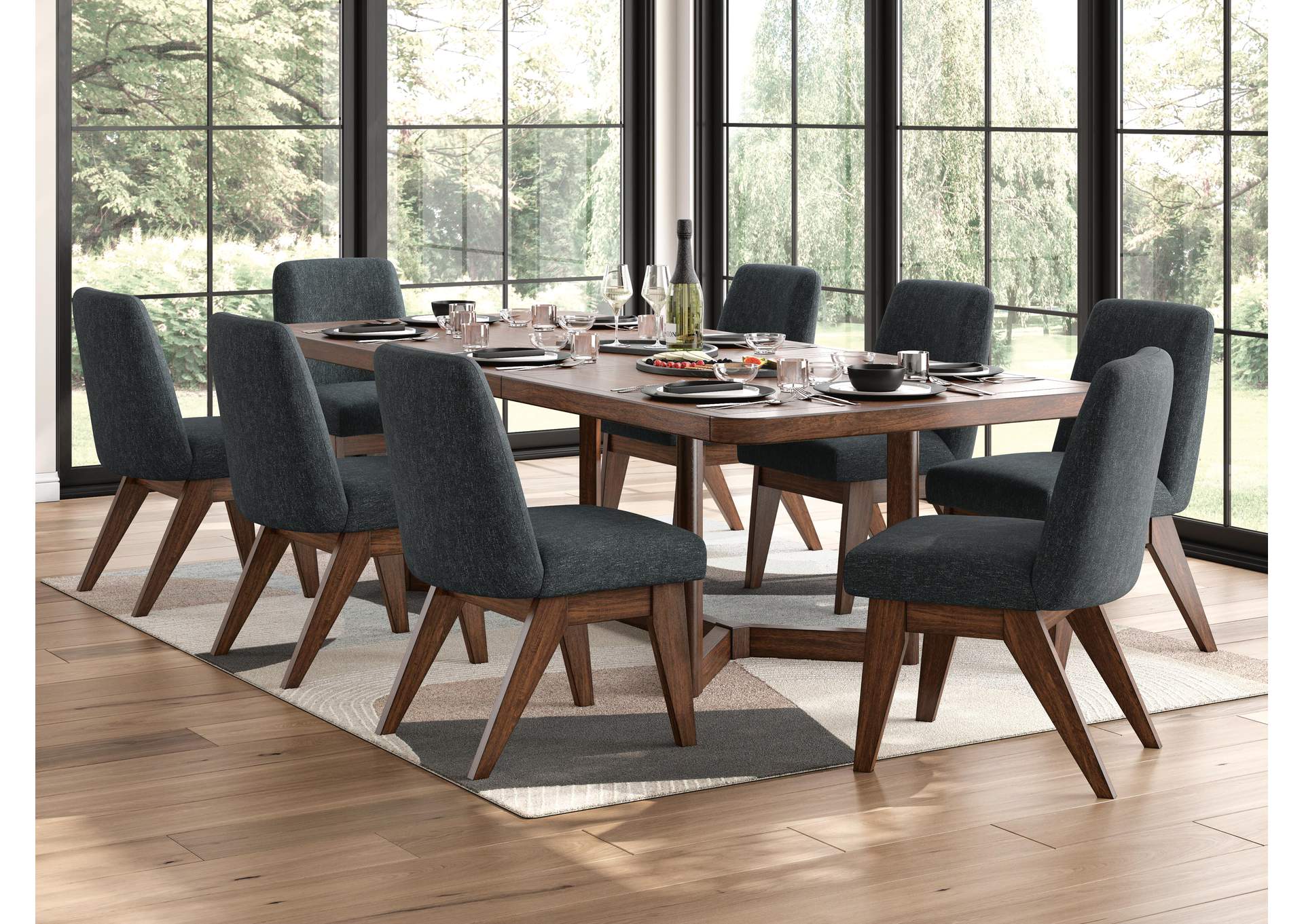 Dilenno Extension Dining Table and 8 Chairs image 2