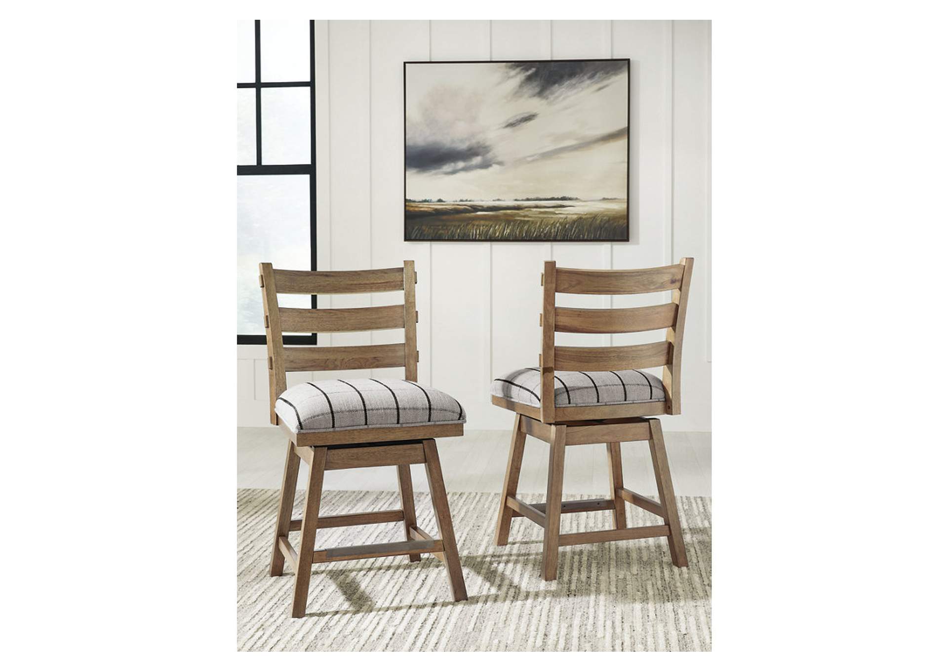 Ridgester Counter Height Swivel Barstool image 2